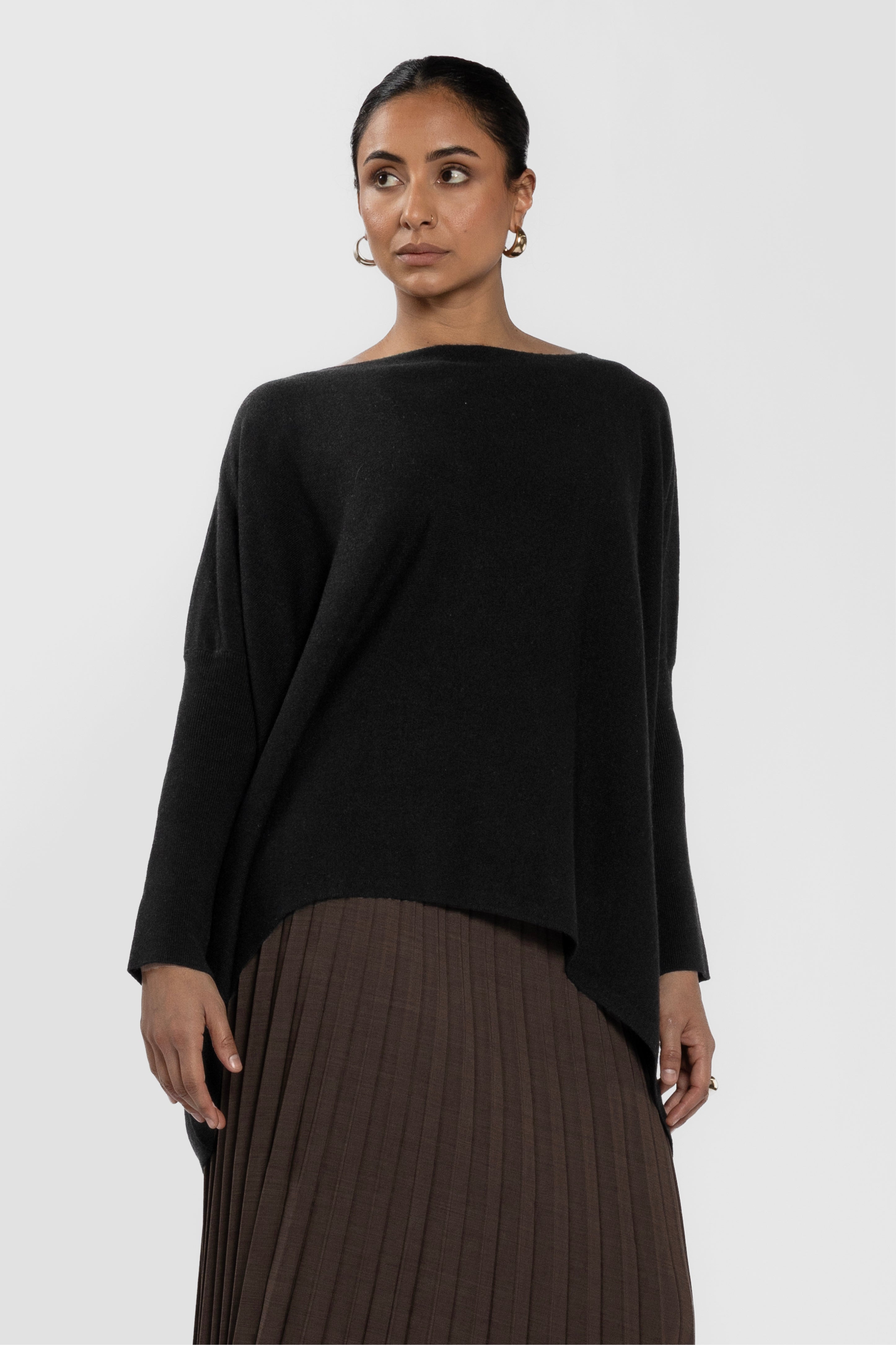 Cece Dropped Shoulder Long Sleeve Top
