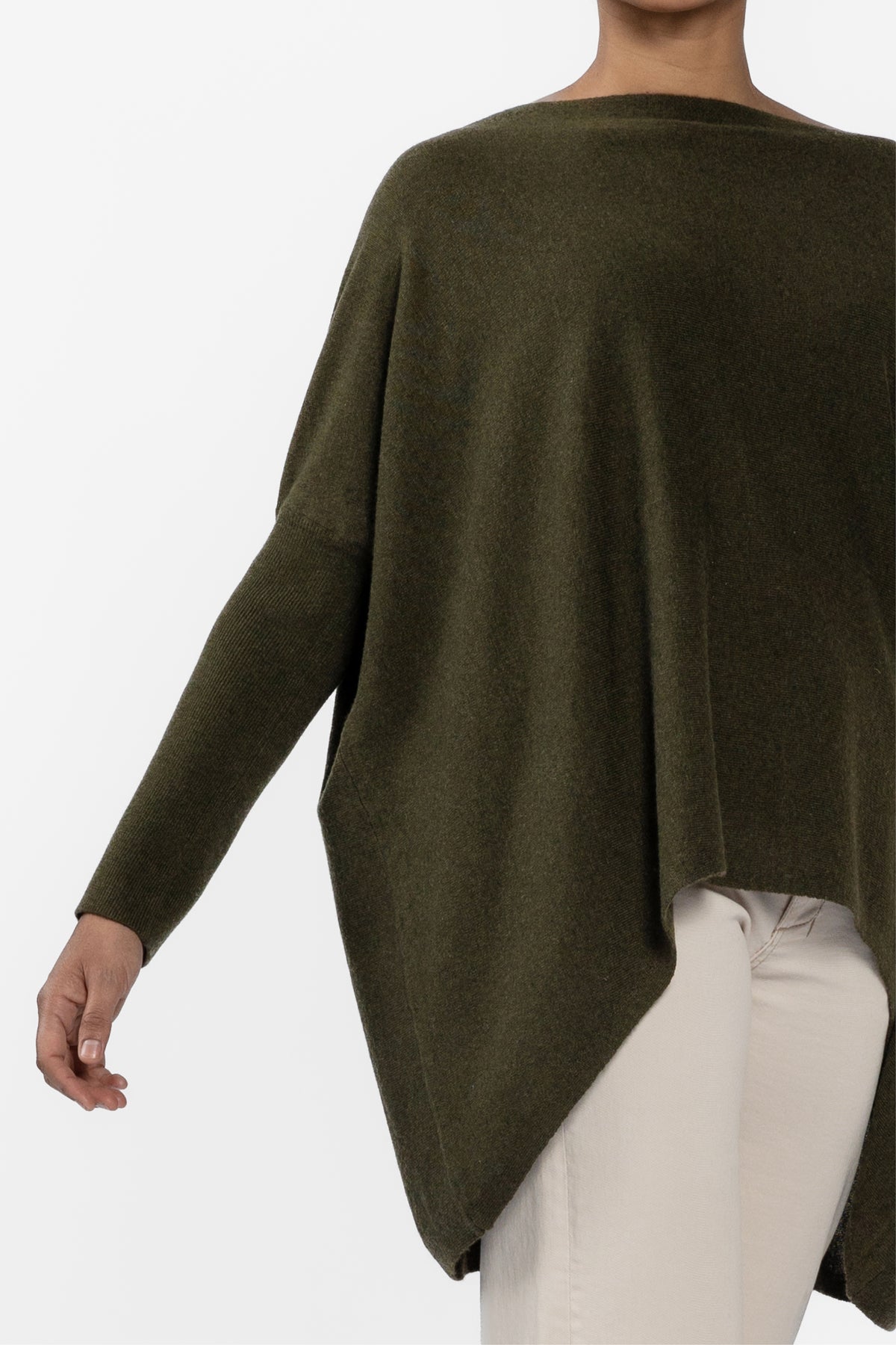Cece Dropped Shoulder Long Sleeve Top
