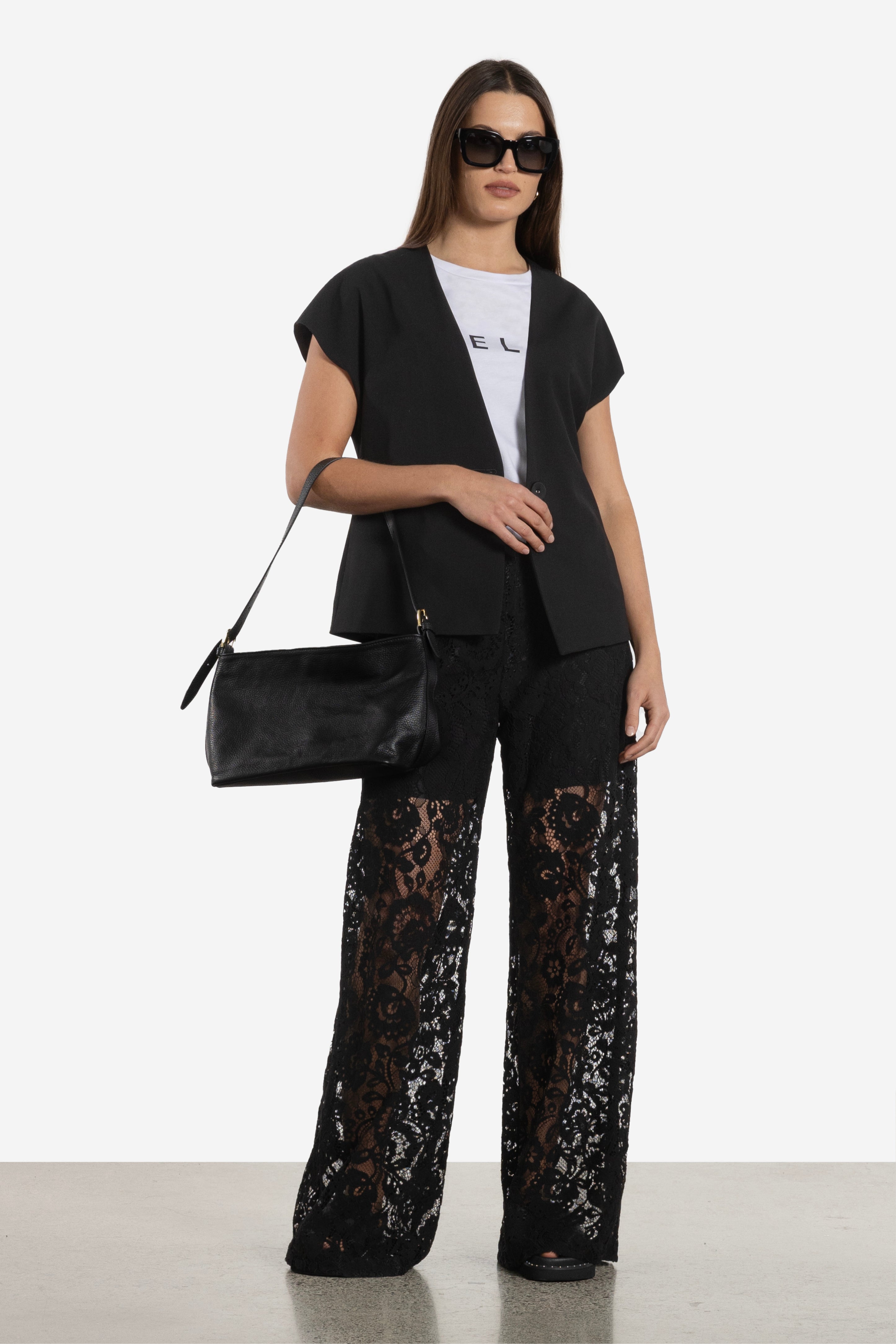 Christina Wide Leg Lace Pant