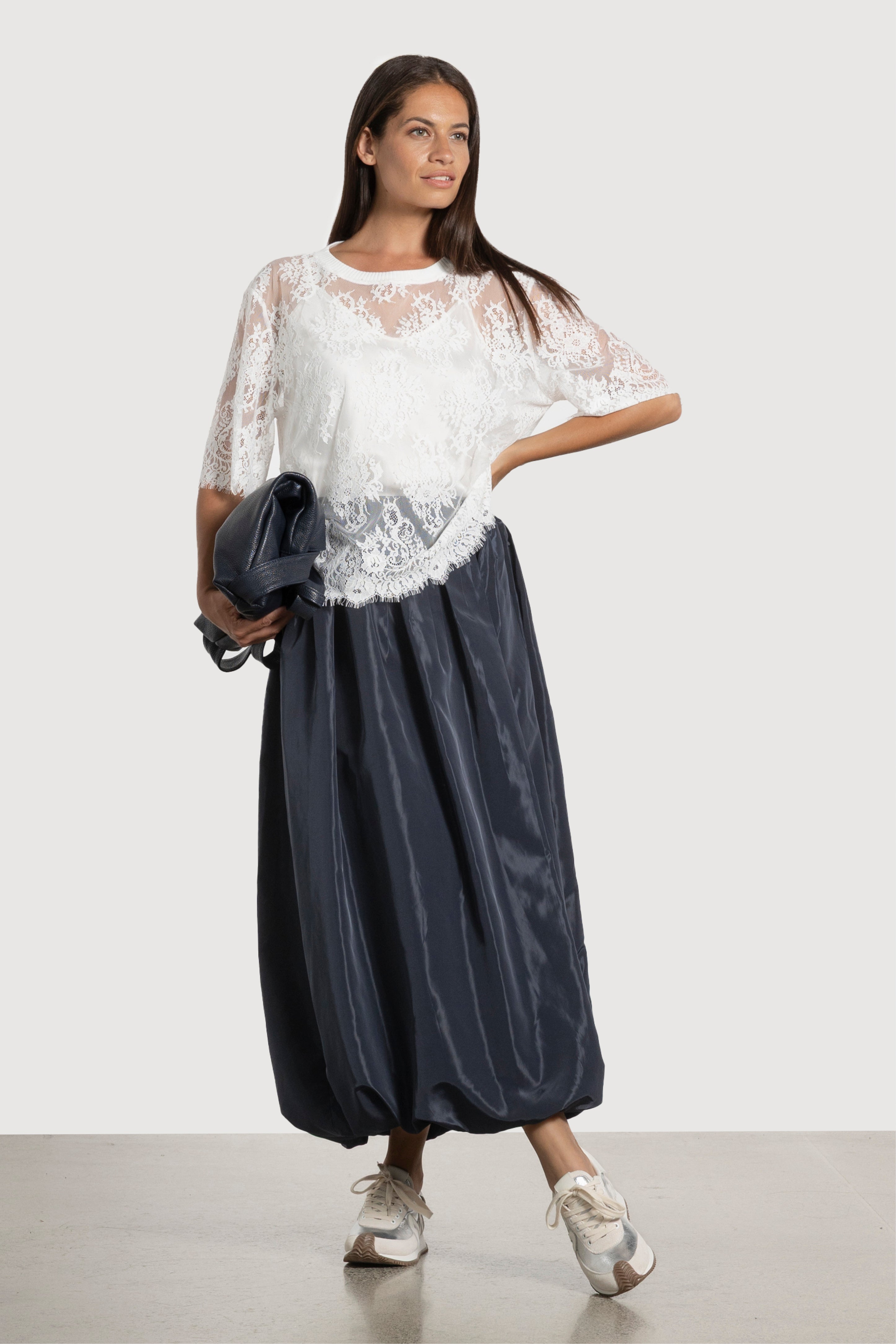 Cilla Scallop Hem Lace Top