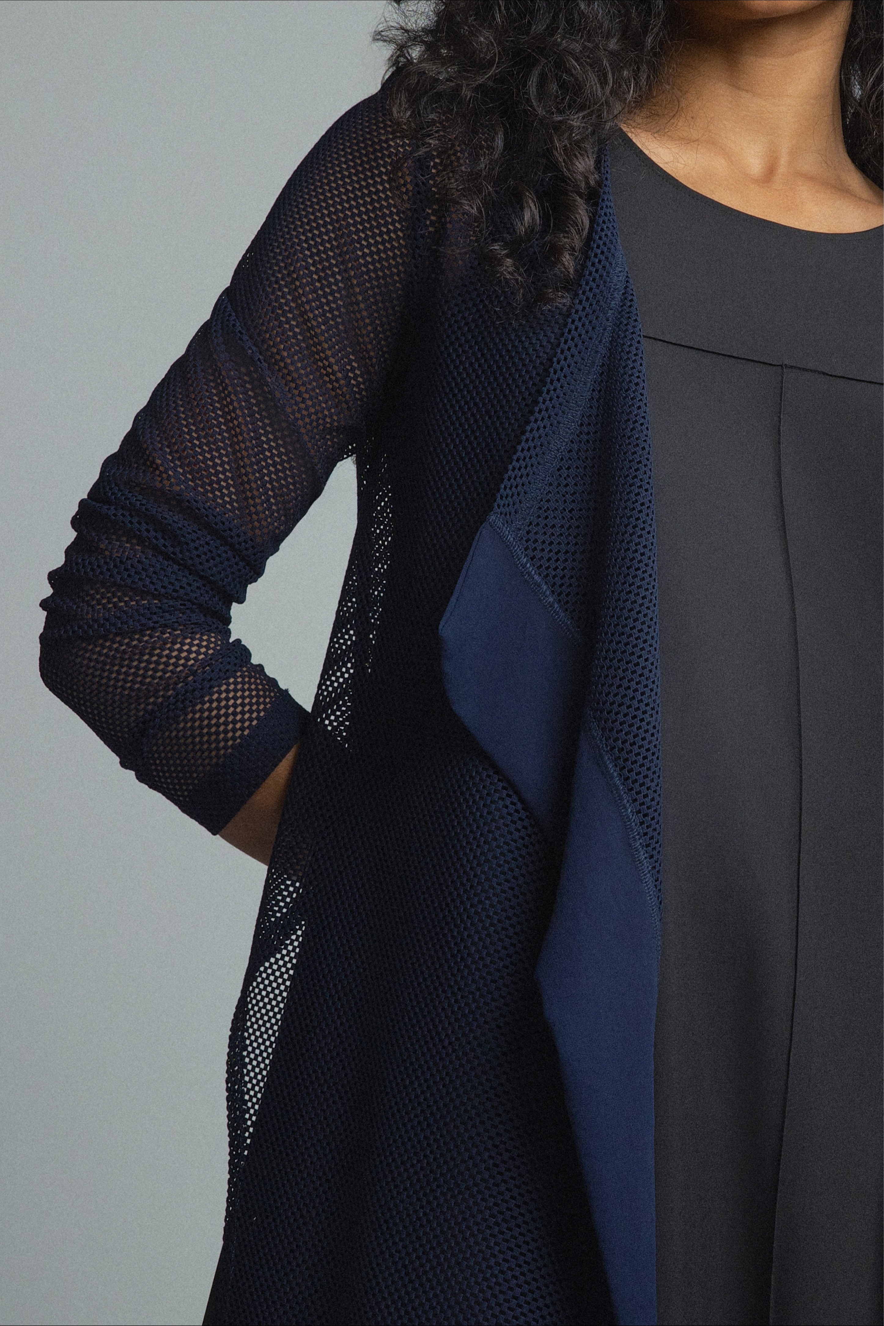 Cindy Mesh Cardi
