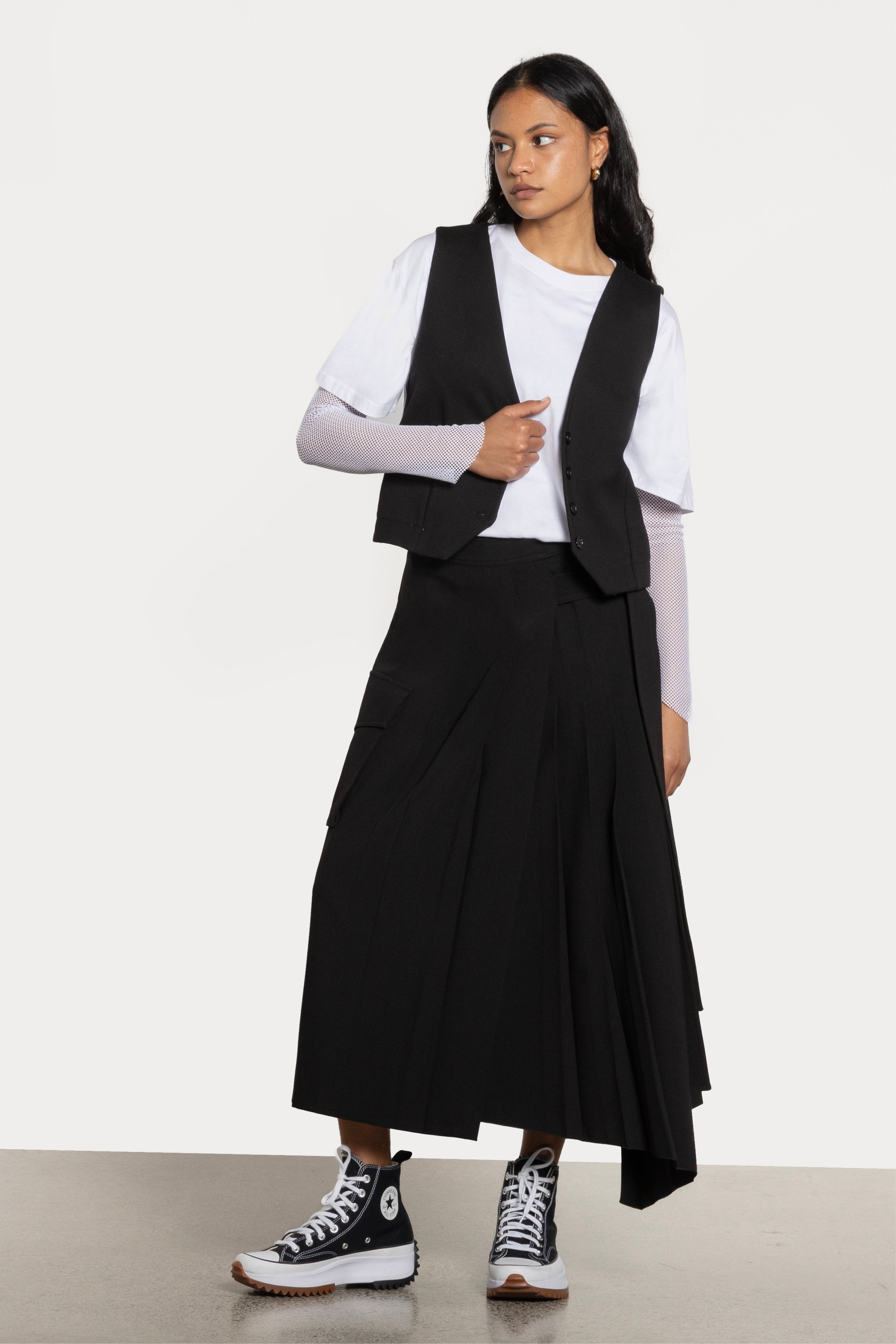 Cooper Side Stripe Stretch Waistcoat