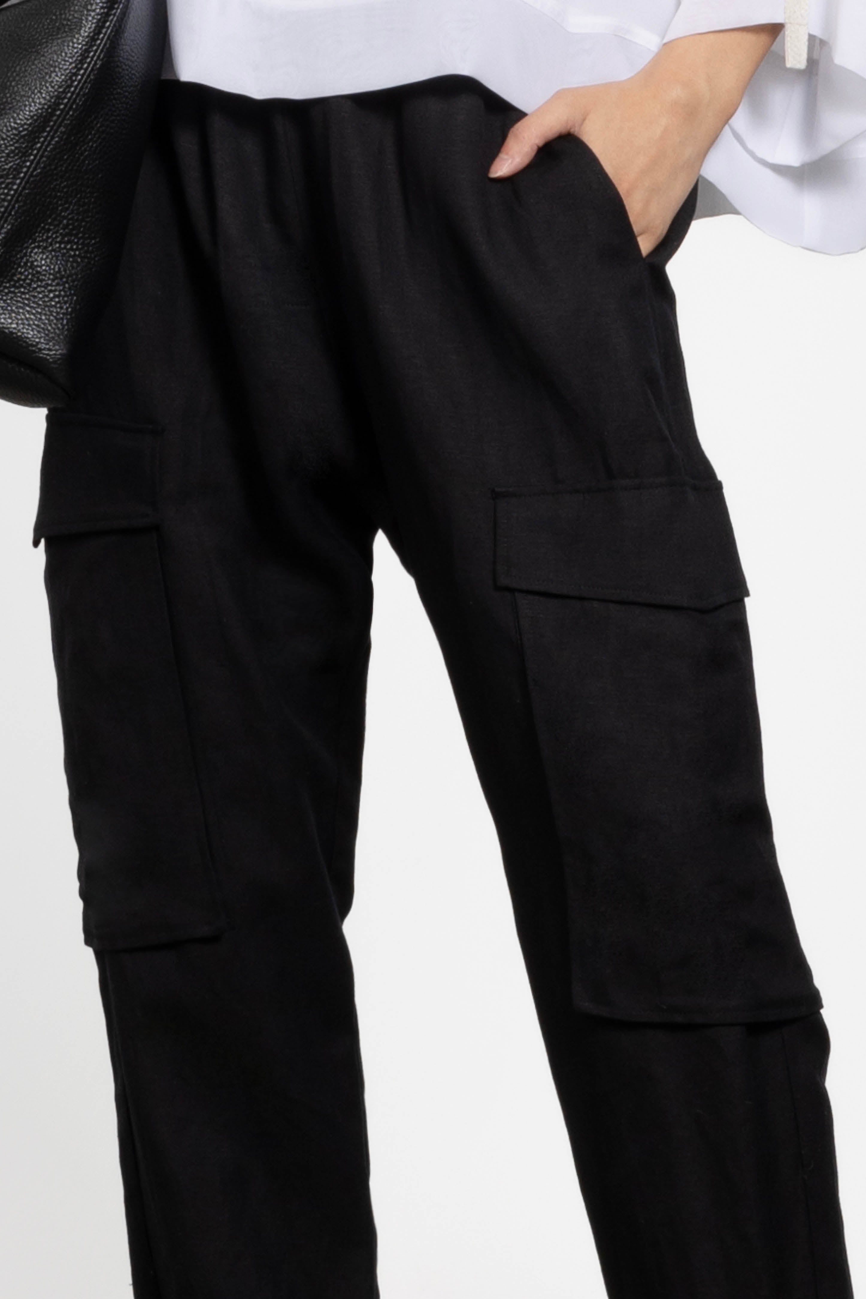 Dazzle Cargo Linen Pant