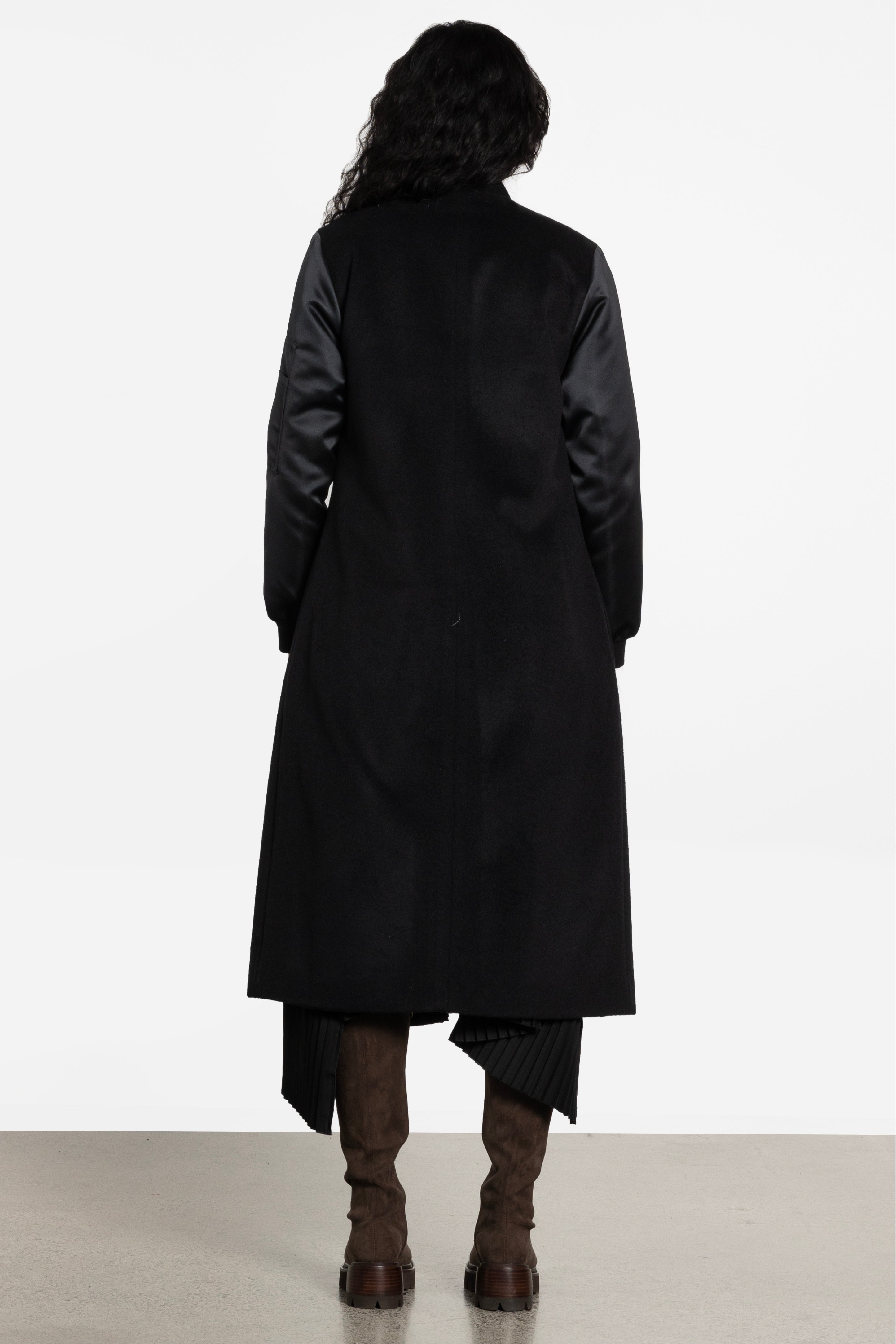 Eclipse Wool-Blend Lined Coat