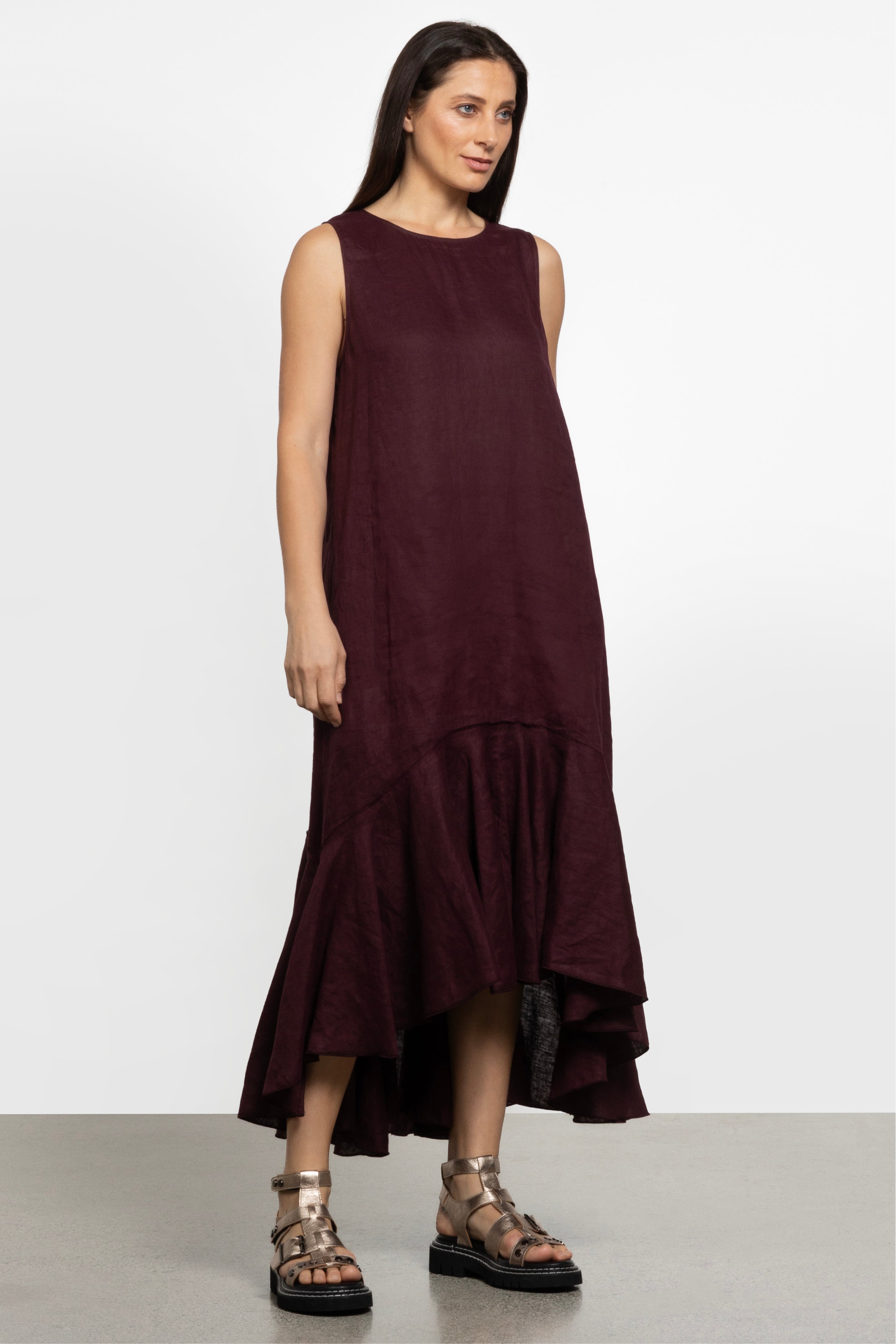 Evelyn Linen Dress