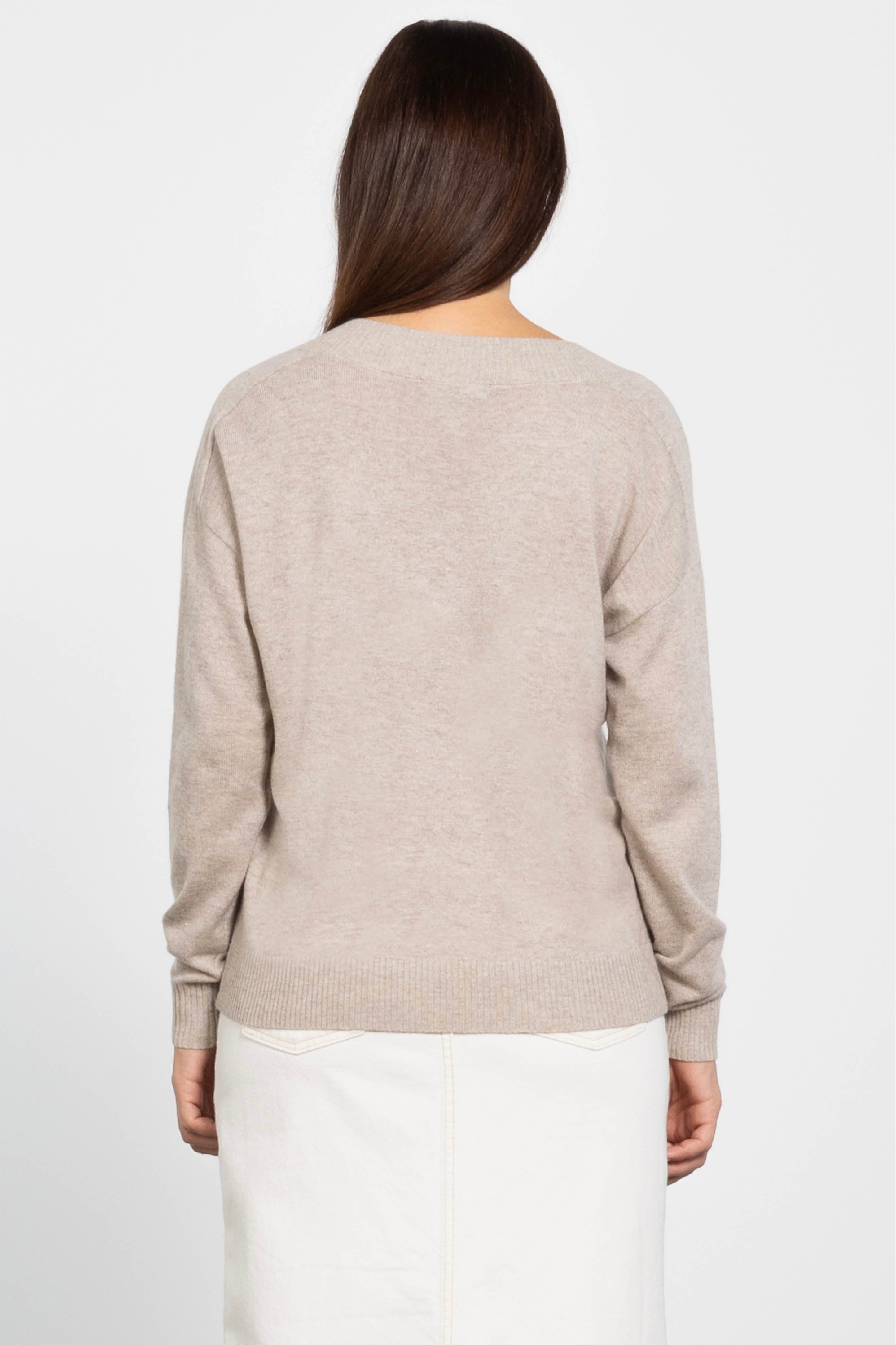 Eve Wool Blend V-Neck Jumper