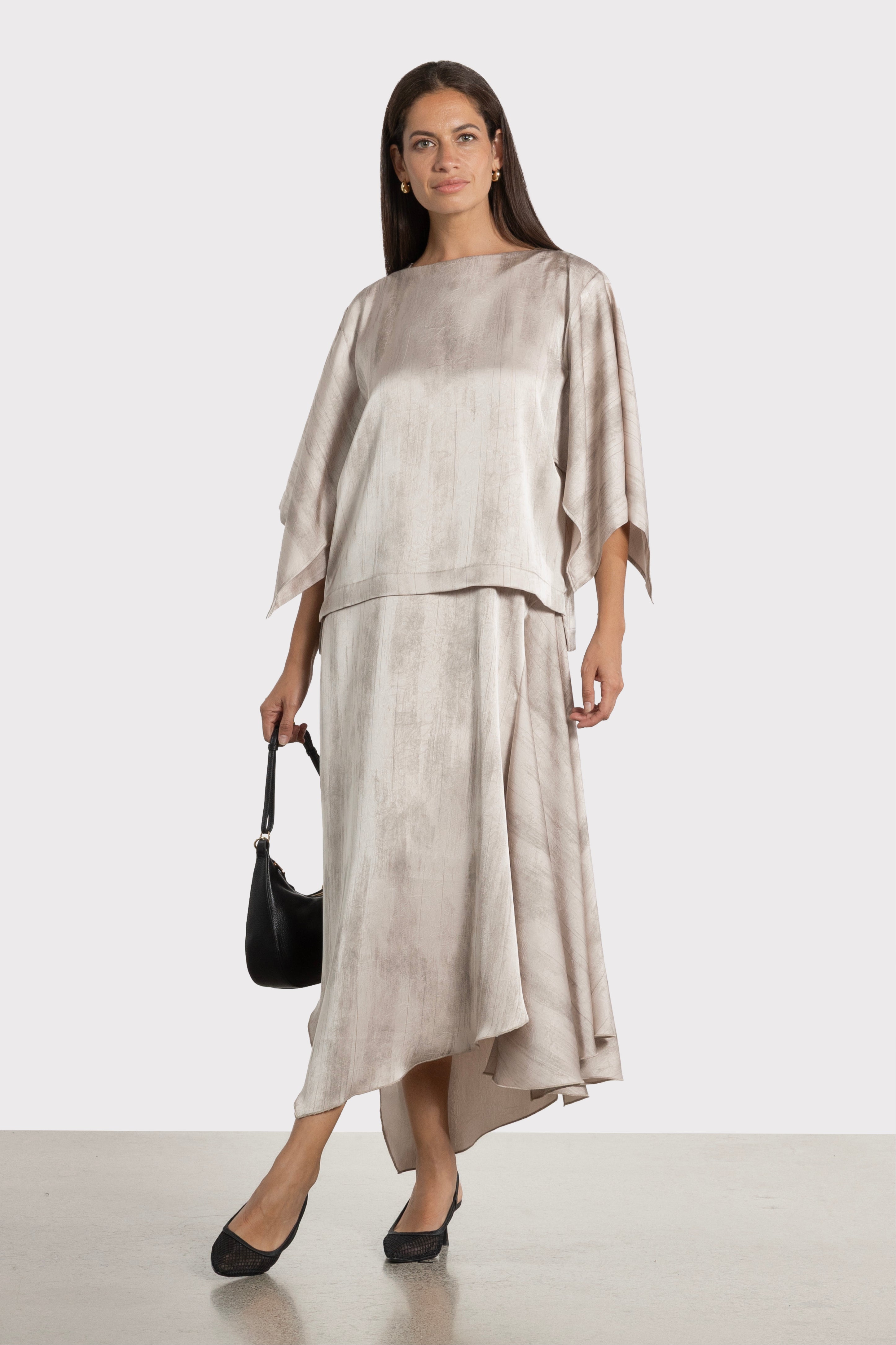Faye Drape Sleeve Top