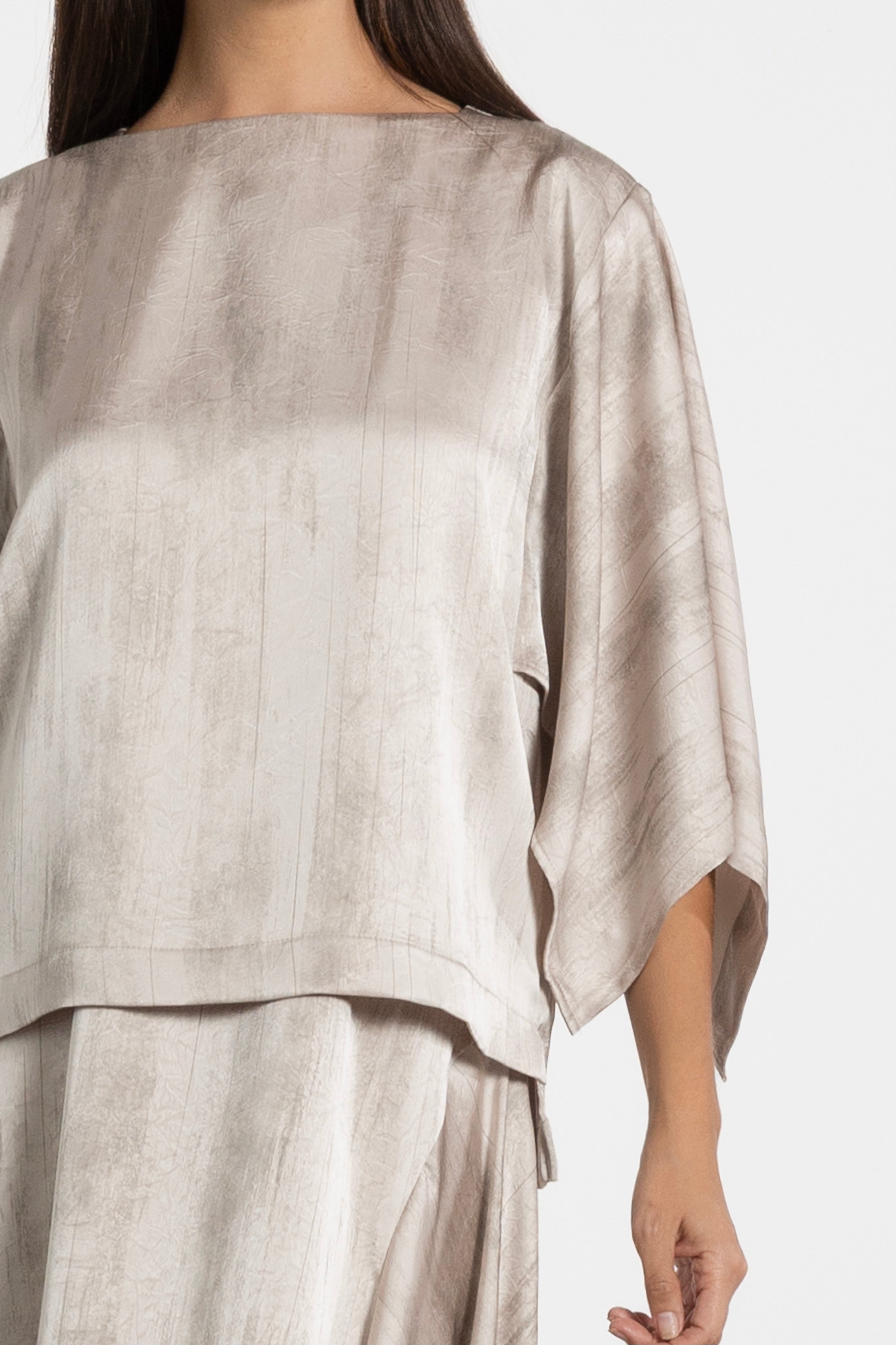 Faye Drape Sleeve Top
