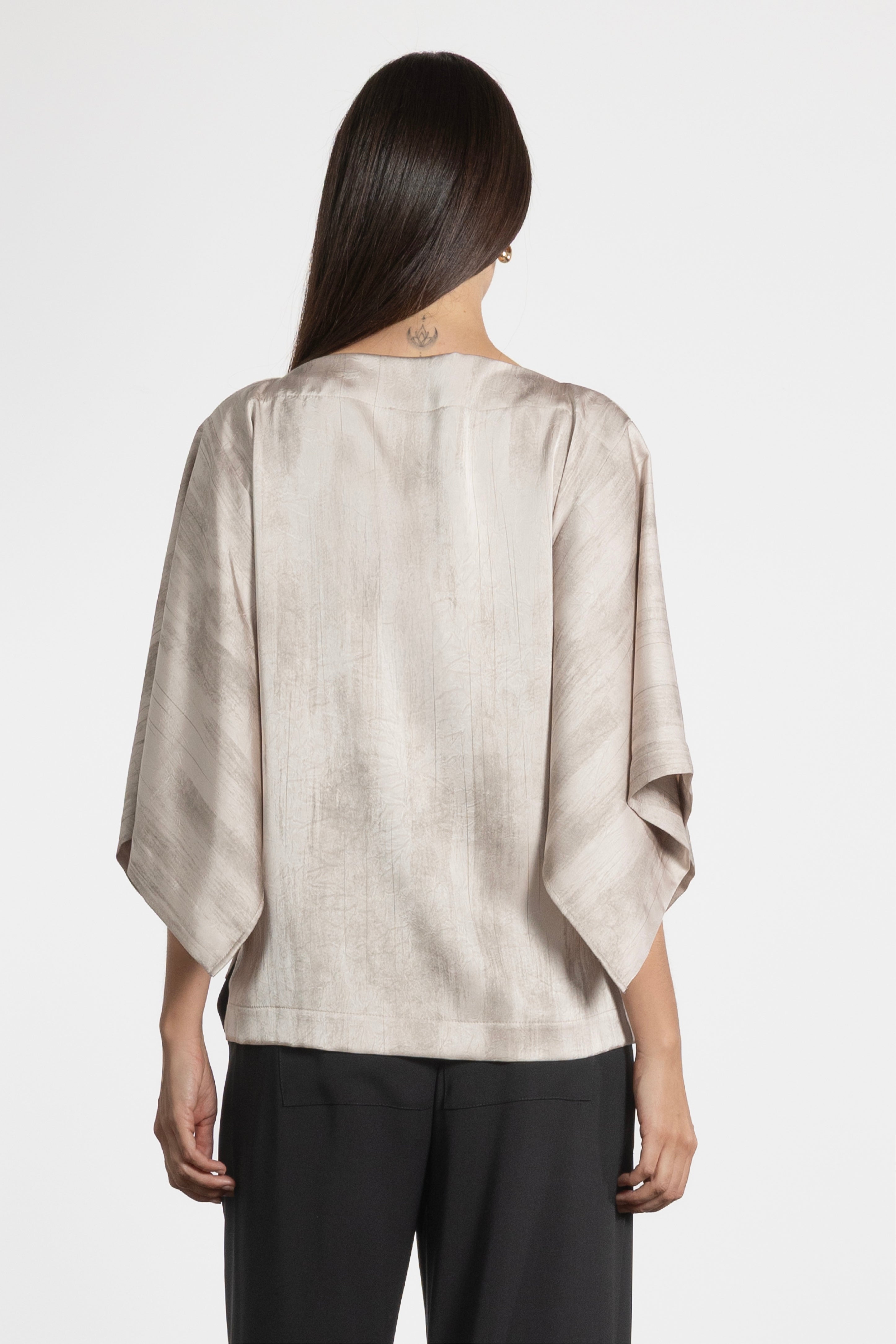 Faye Drape Sleeve Top