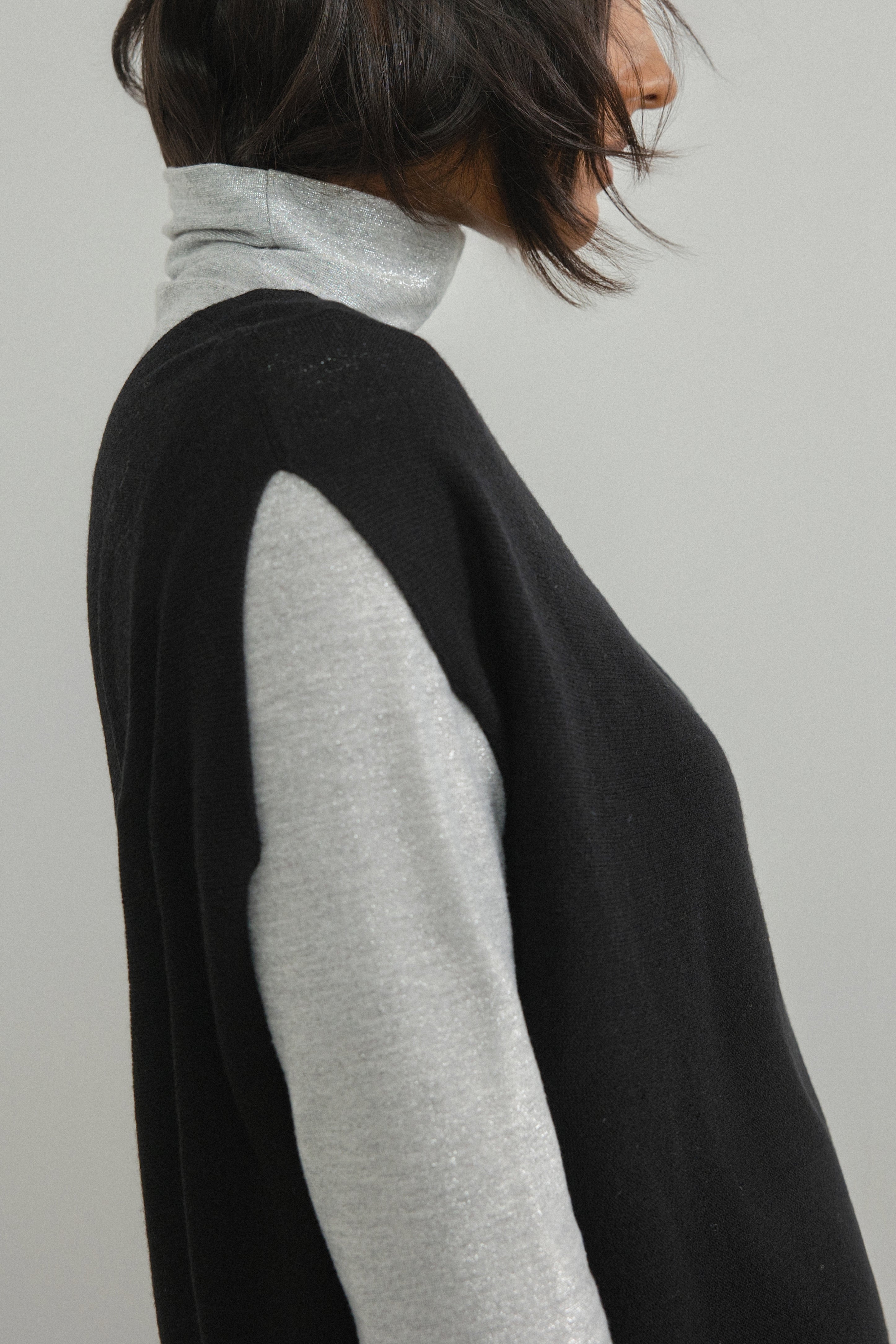 Frenchie Merino Sleeveless Gilet Top
