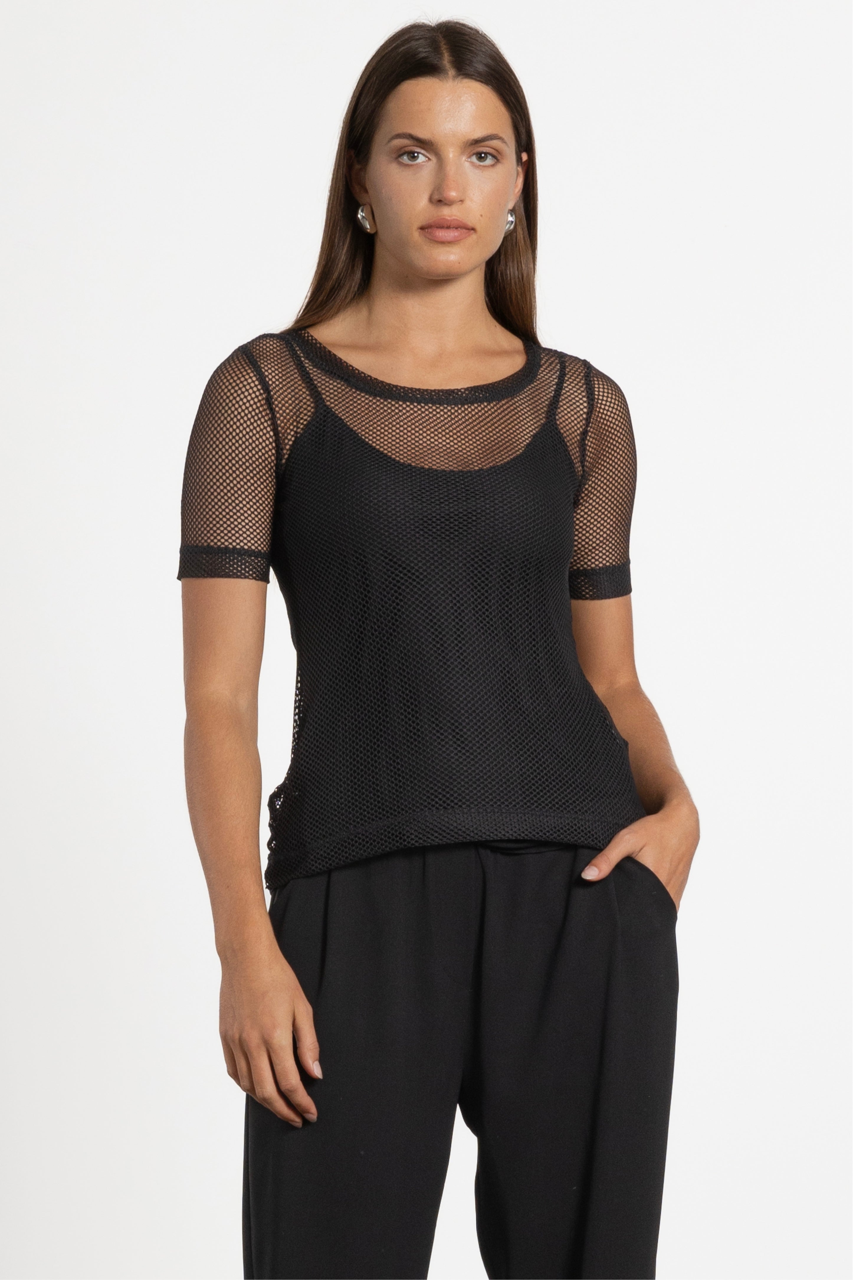 Gem Mesh Tee