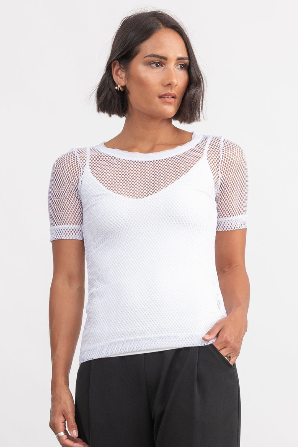 Gem Mesh Tee