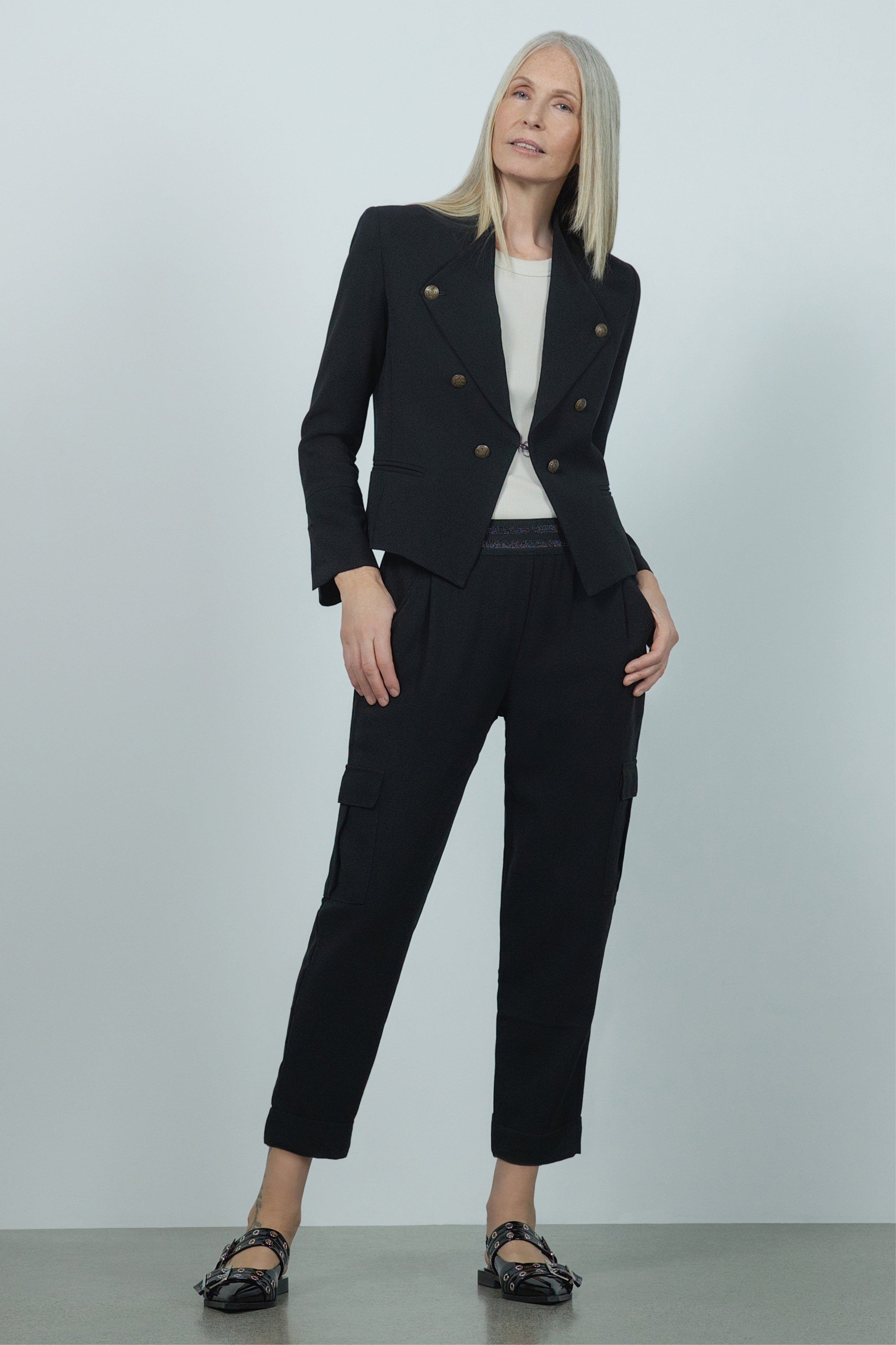 Hugh Cropped Cargo Pant