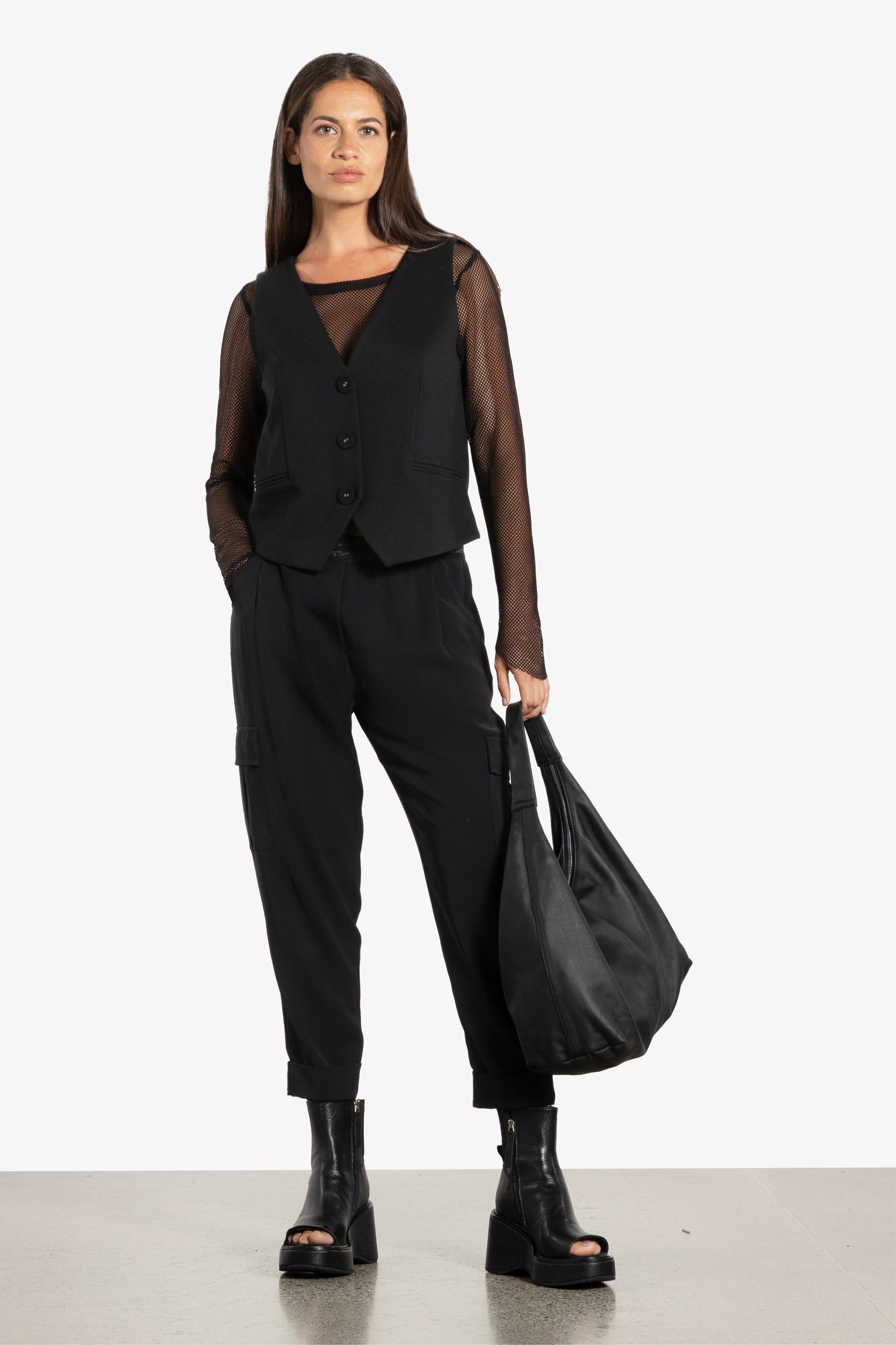 Hugo Cropped Cargo Pant