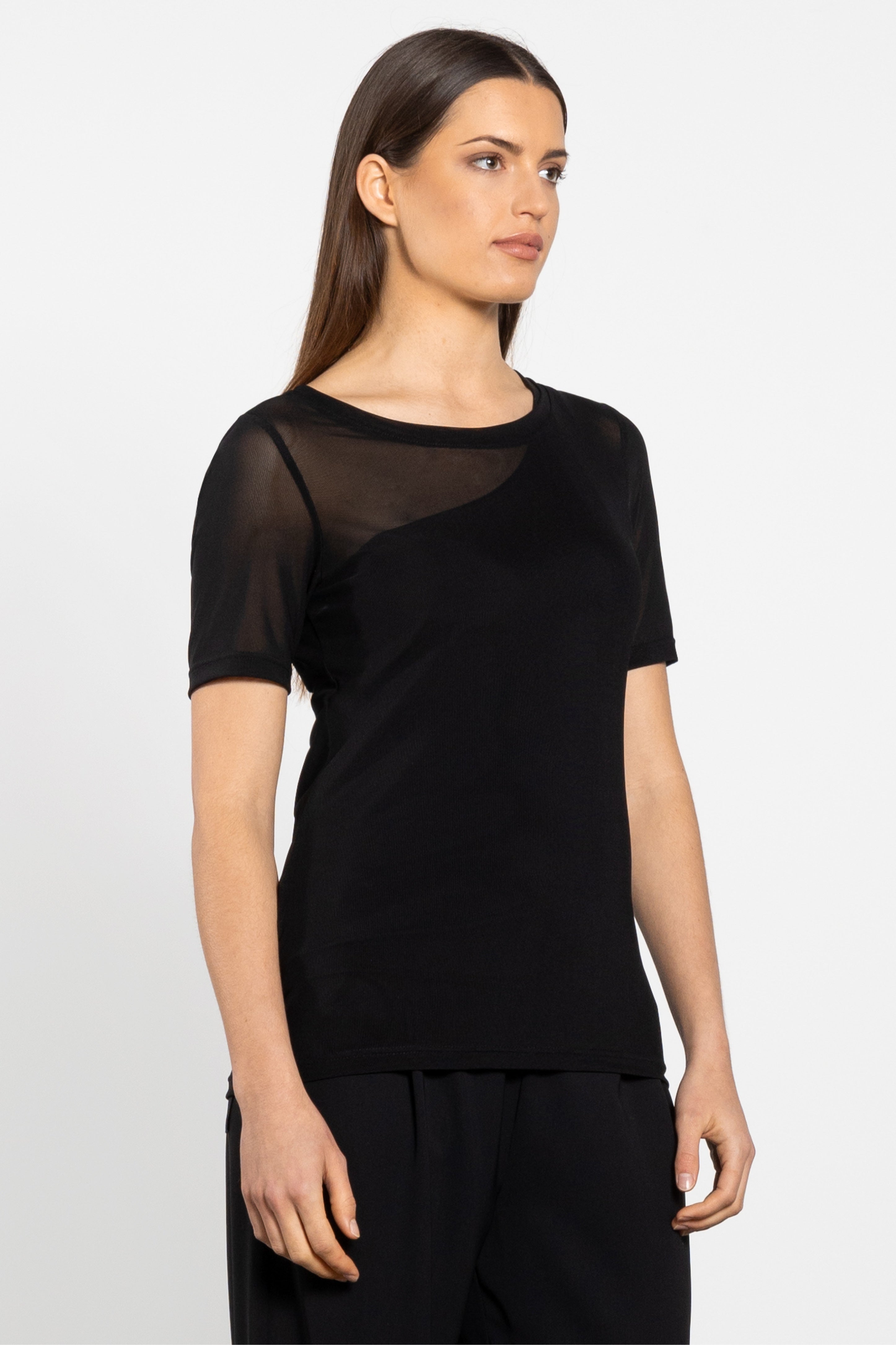 Jen Mesh Layer Tee