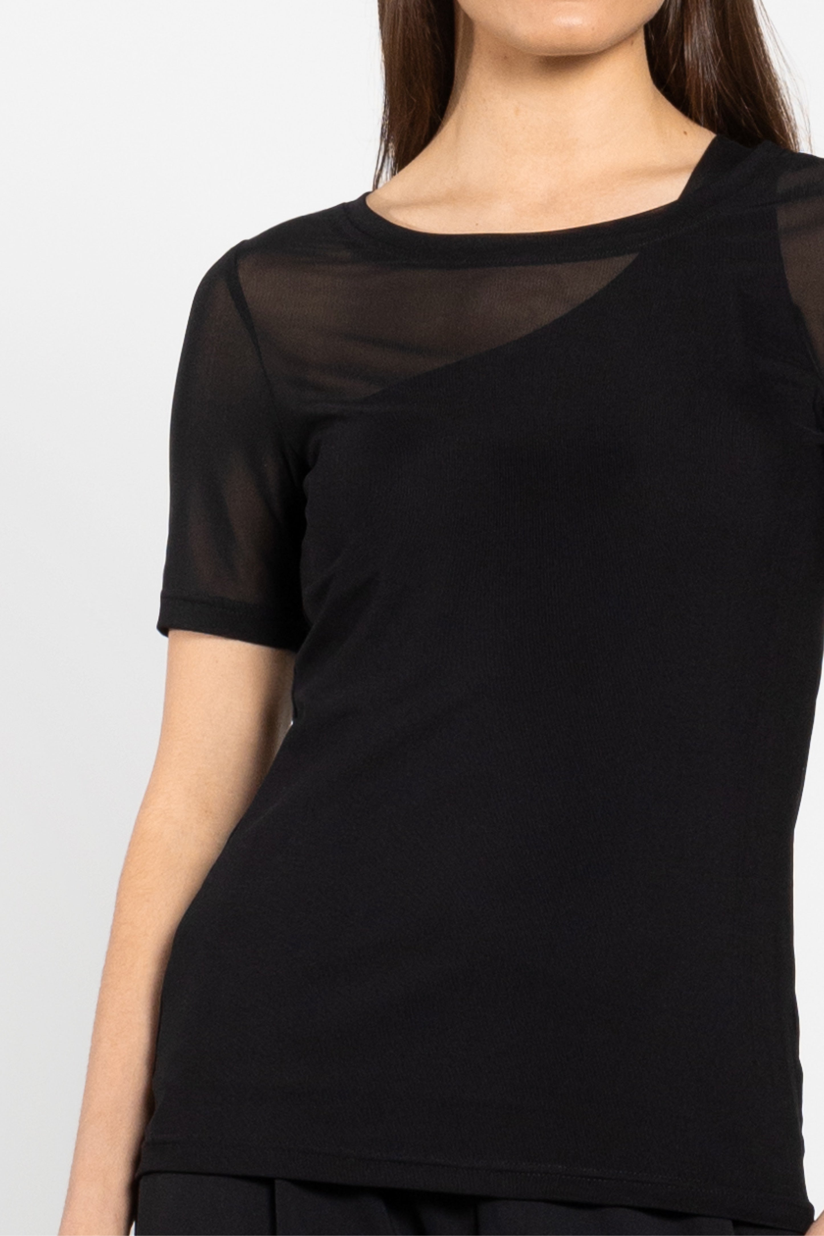 Jen Mesh Layer Tee