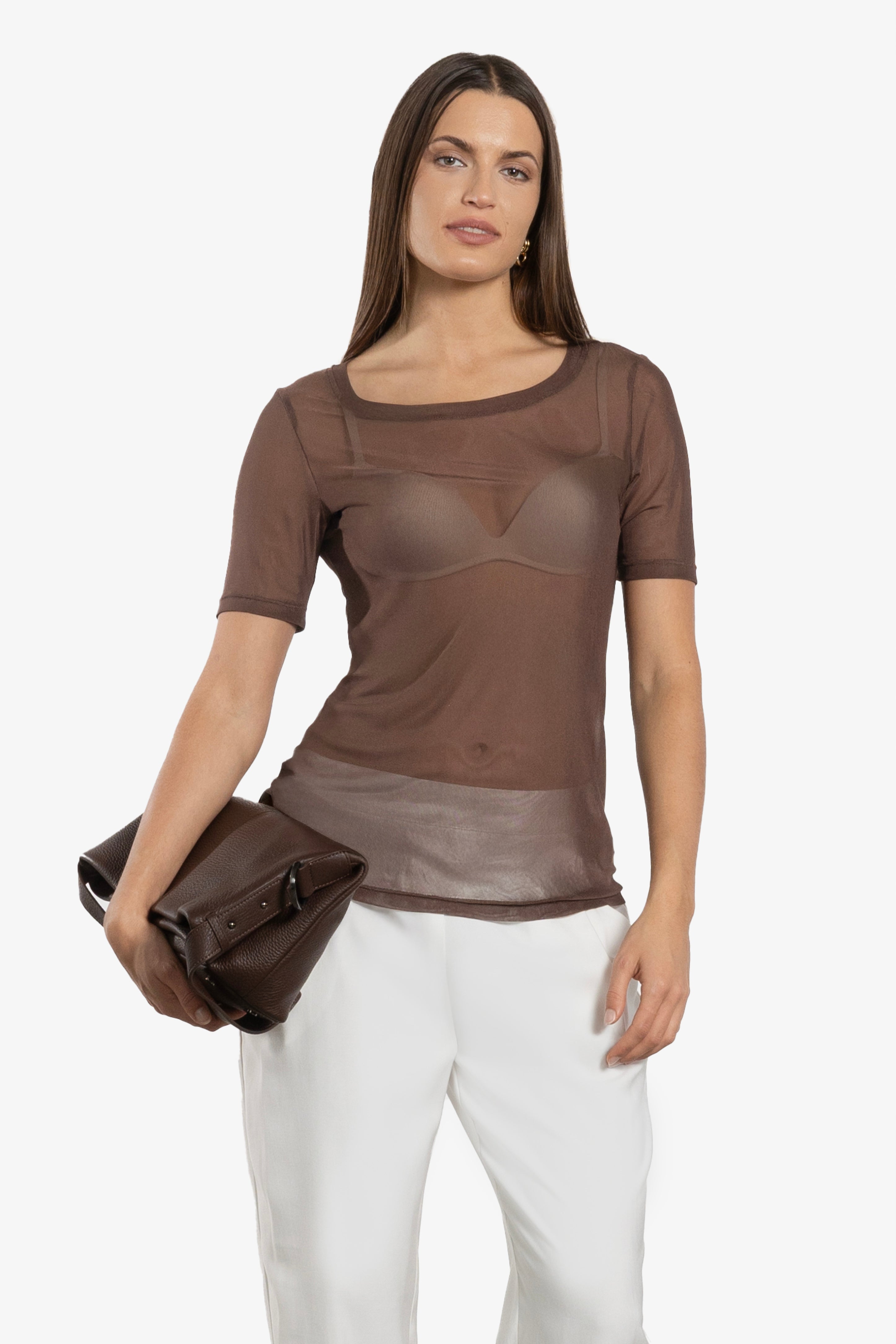 Jen Mesh Layer Tee