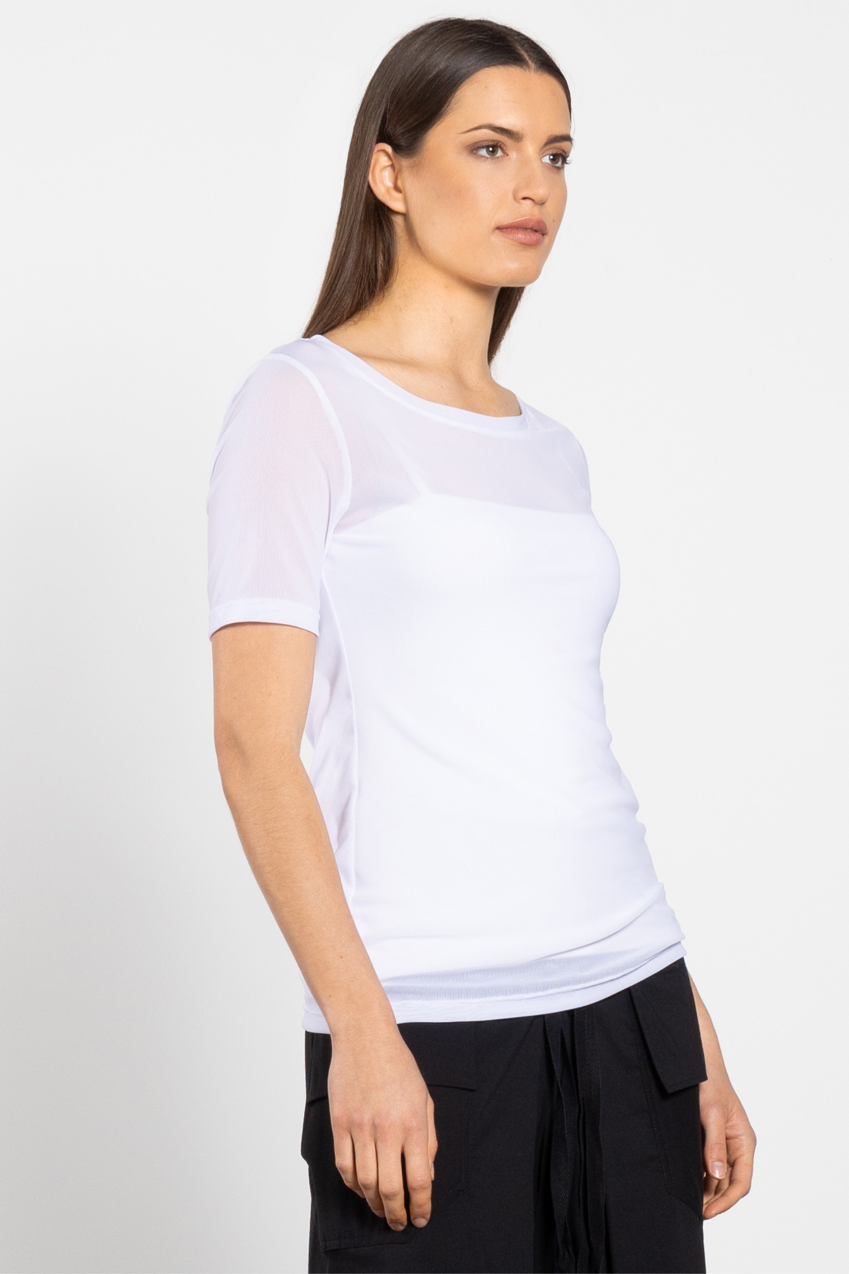 Jen Mesh Layer Tee