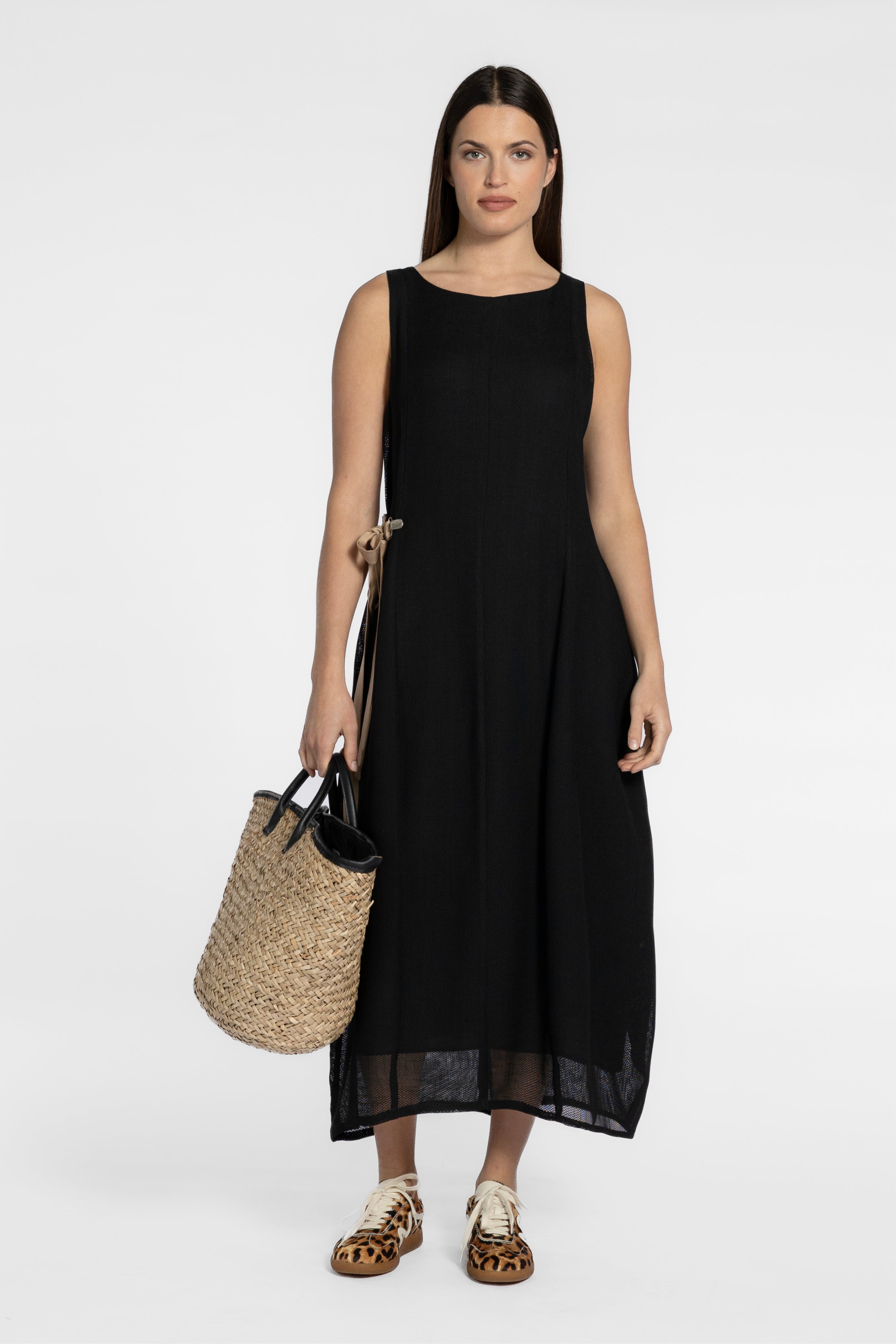 Juliana Bubble Hem Sleeveless Dress