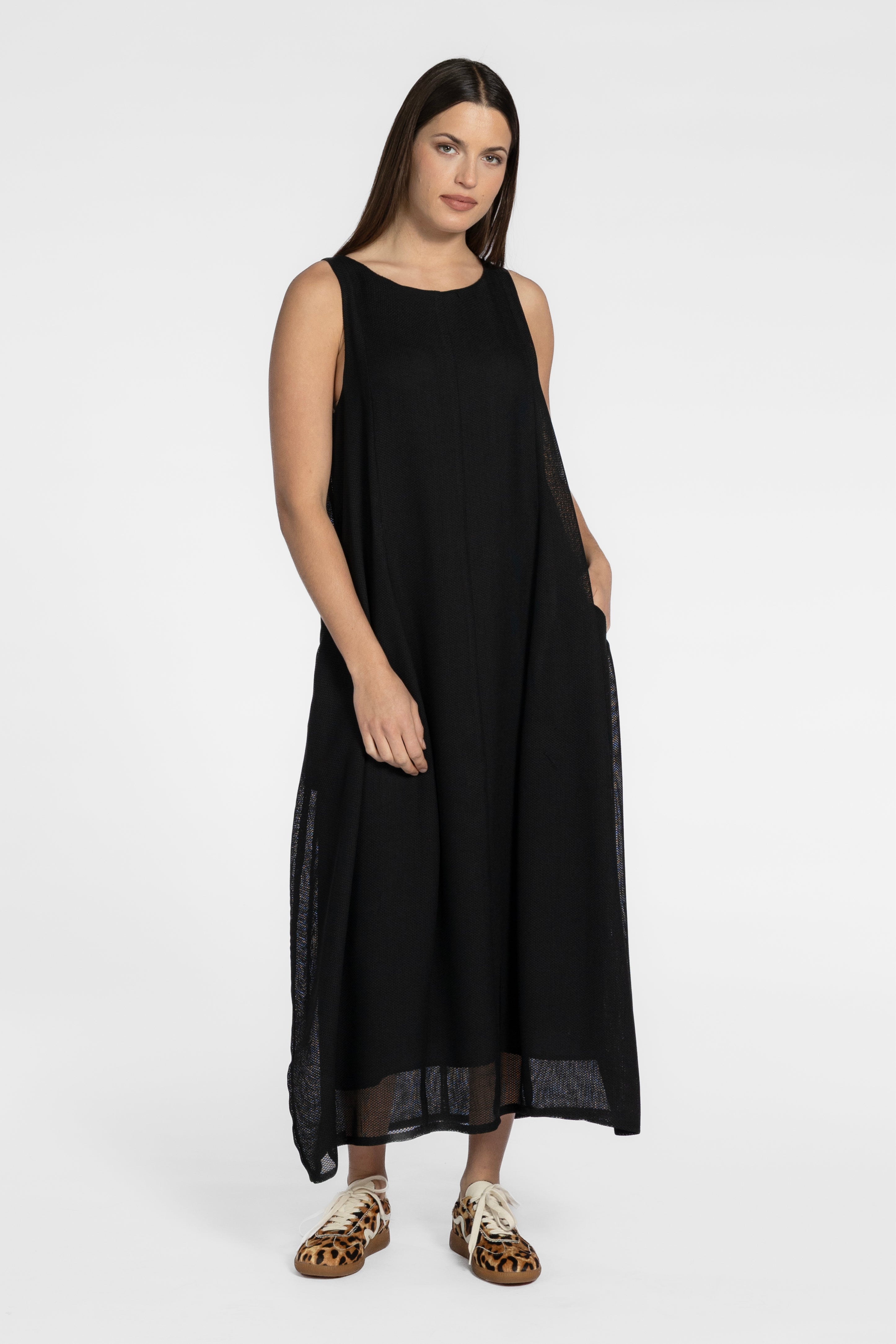 Juliana Bubble Hem Sleeveless Dress