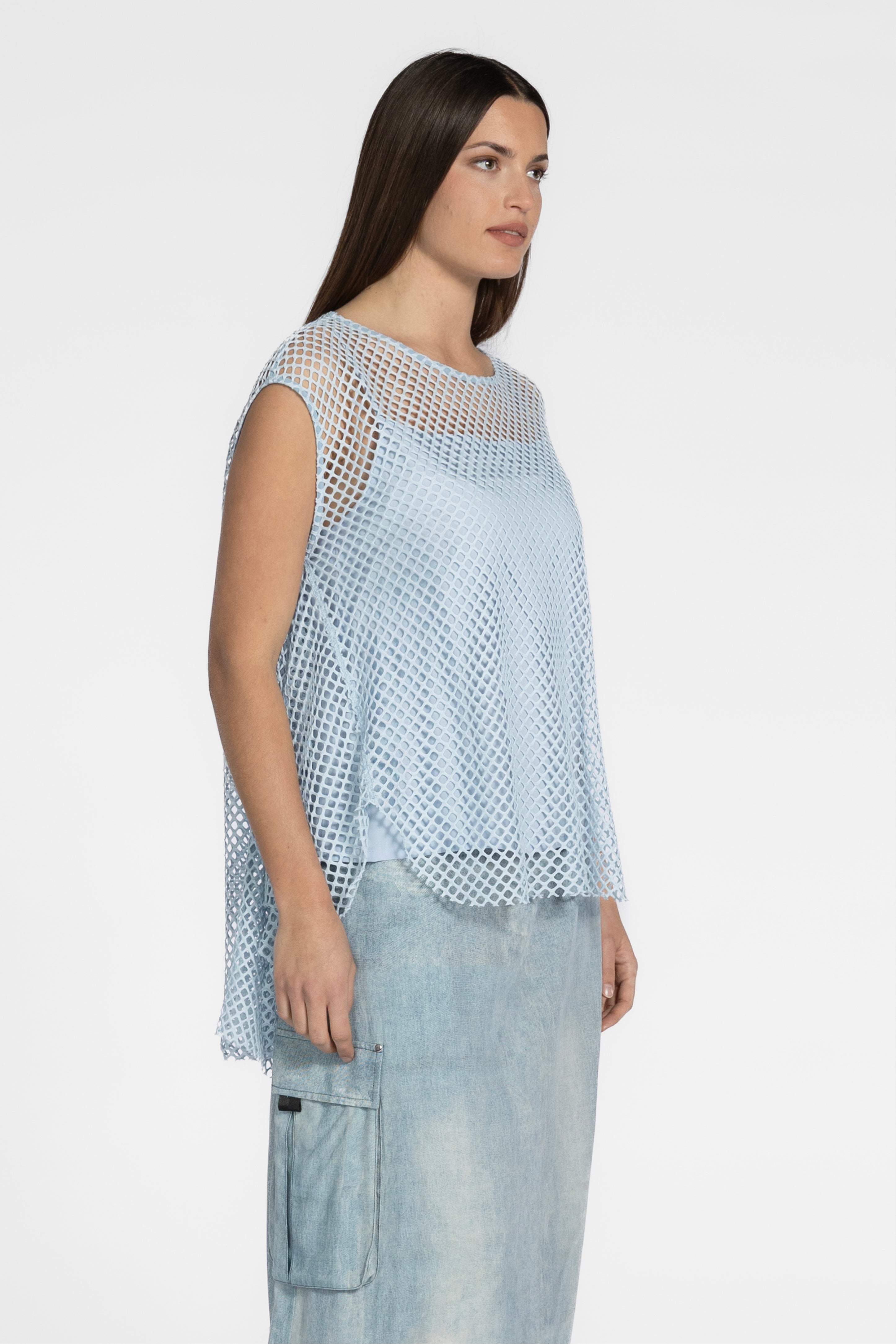 Kirby Mesh Top With Cami