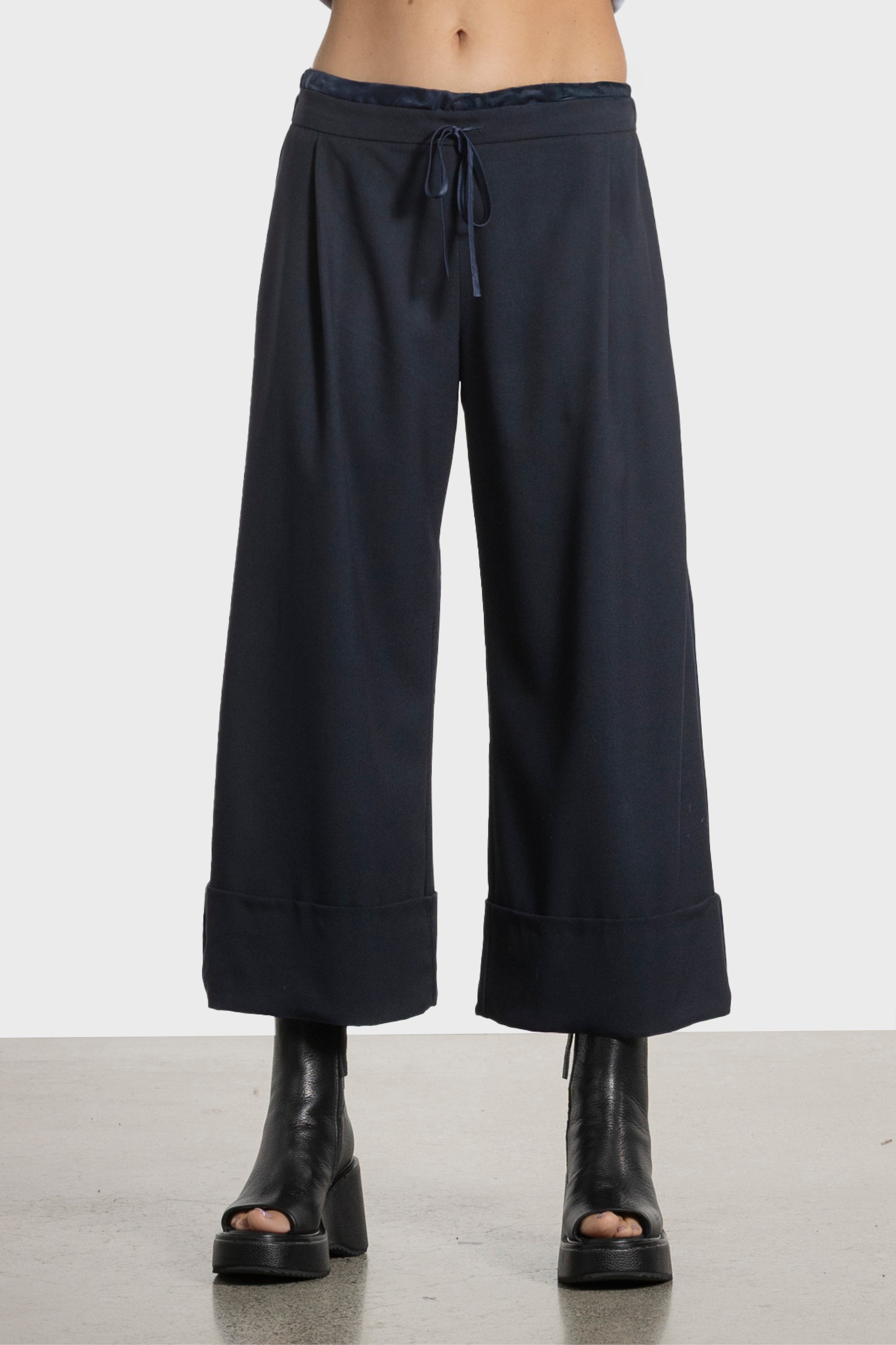 Lanzo Wide Leg Cropped Pant