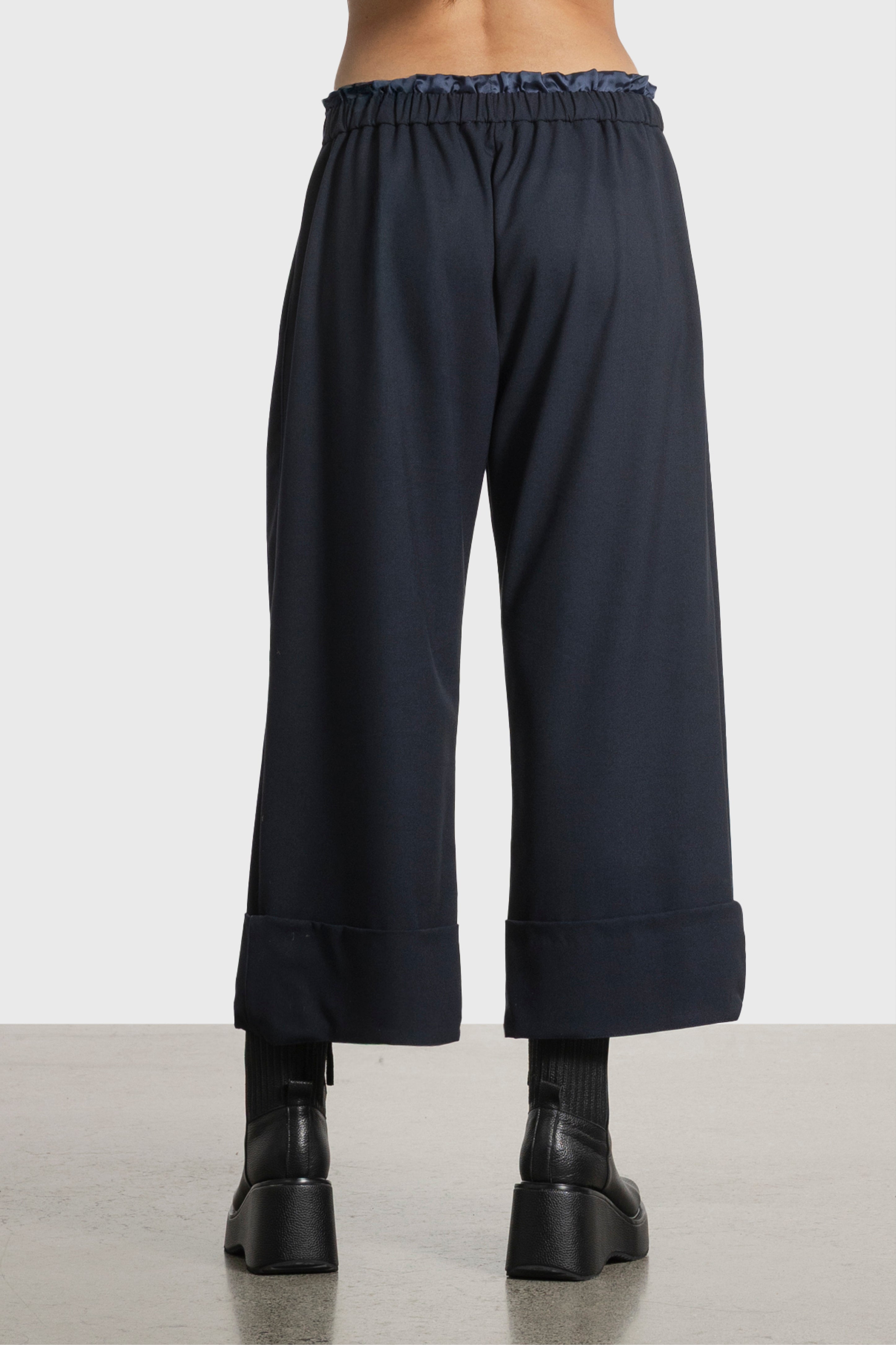 Lanzo Wide Leg Cropped Pant