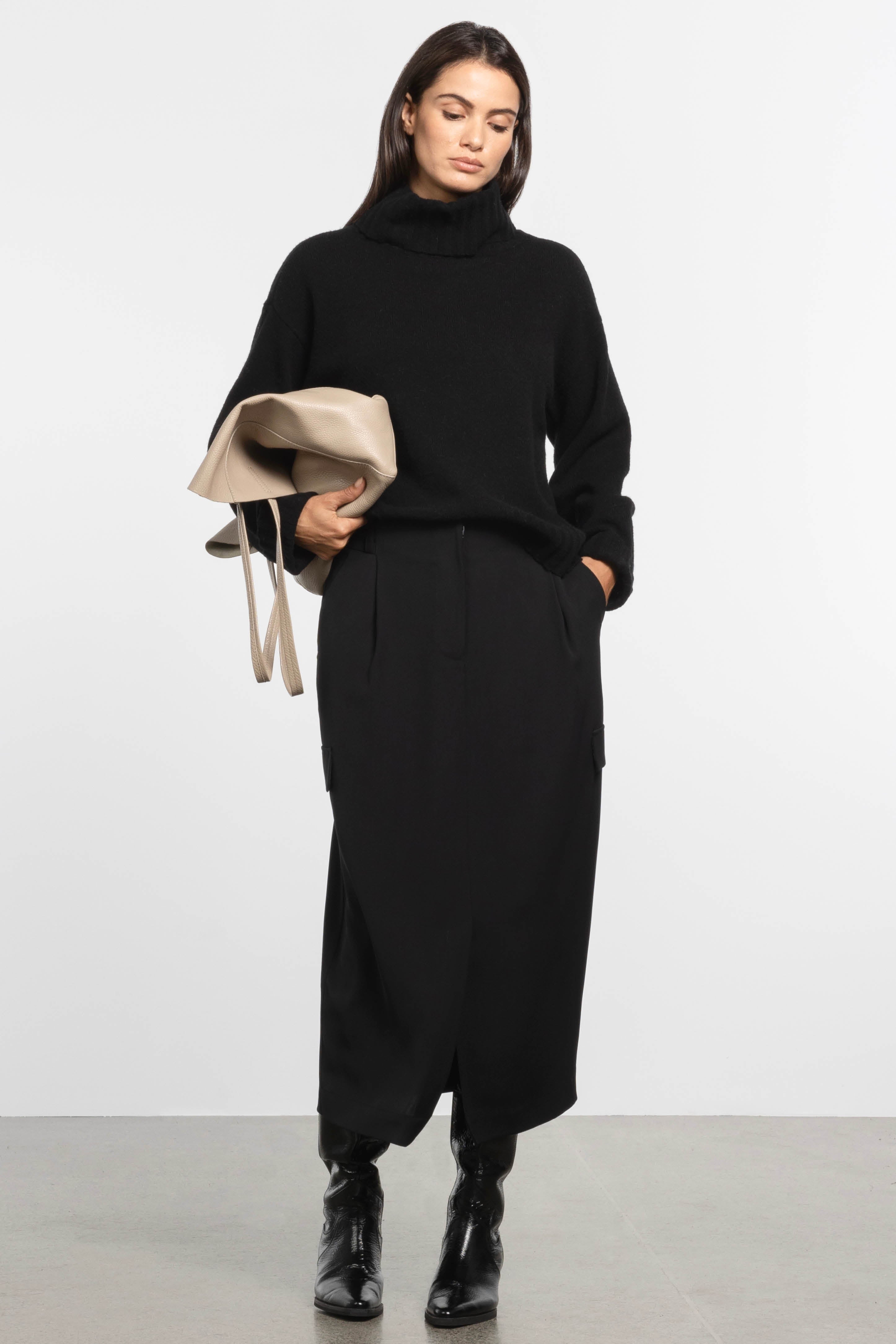 Leanne Knit Turtle-Neck Jumper