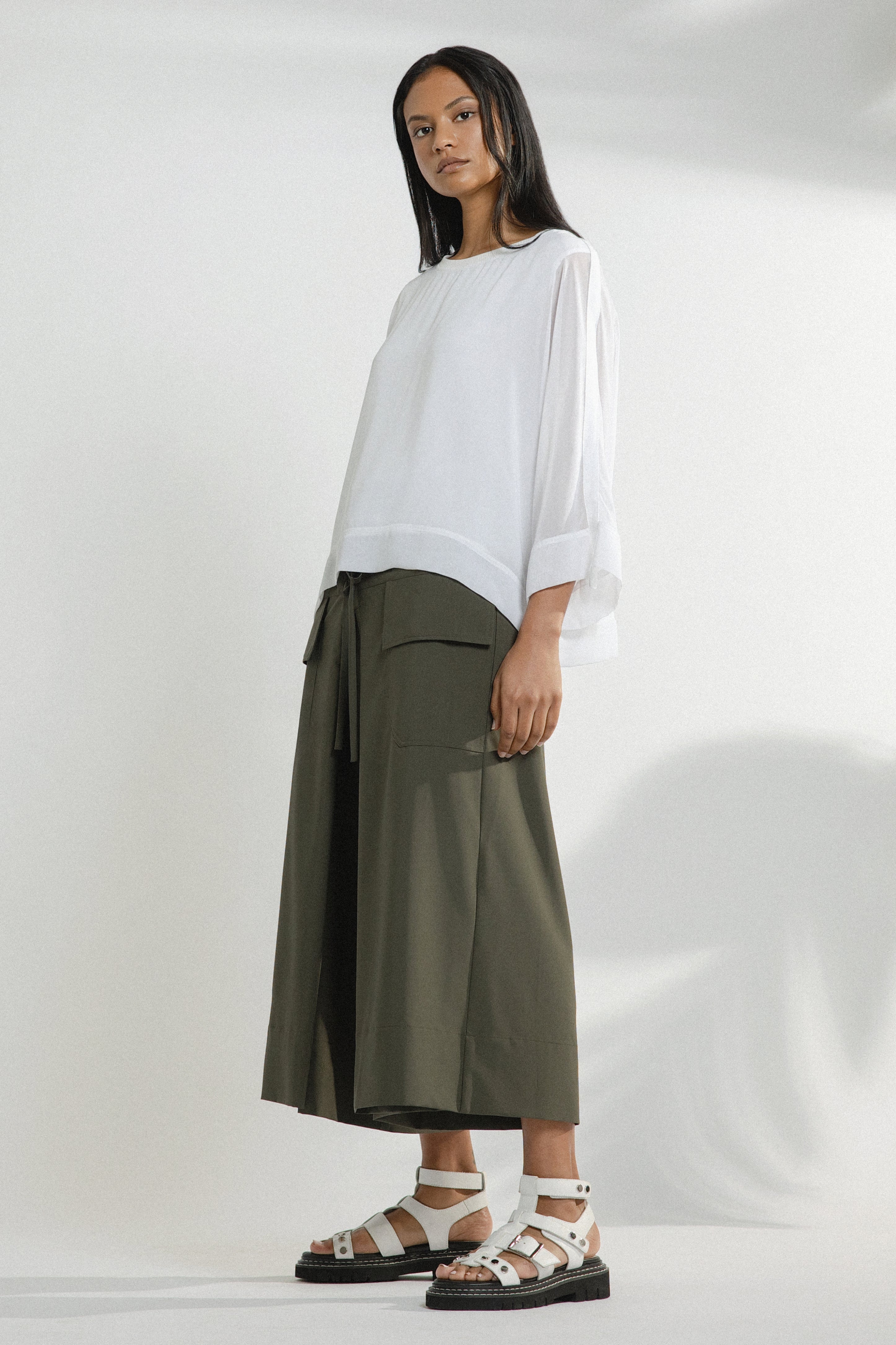 Lexi Wide Leg Cropped Pant