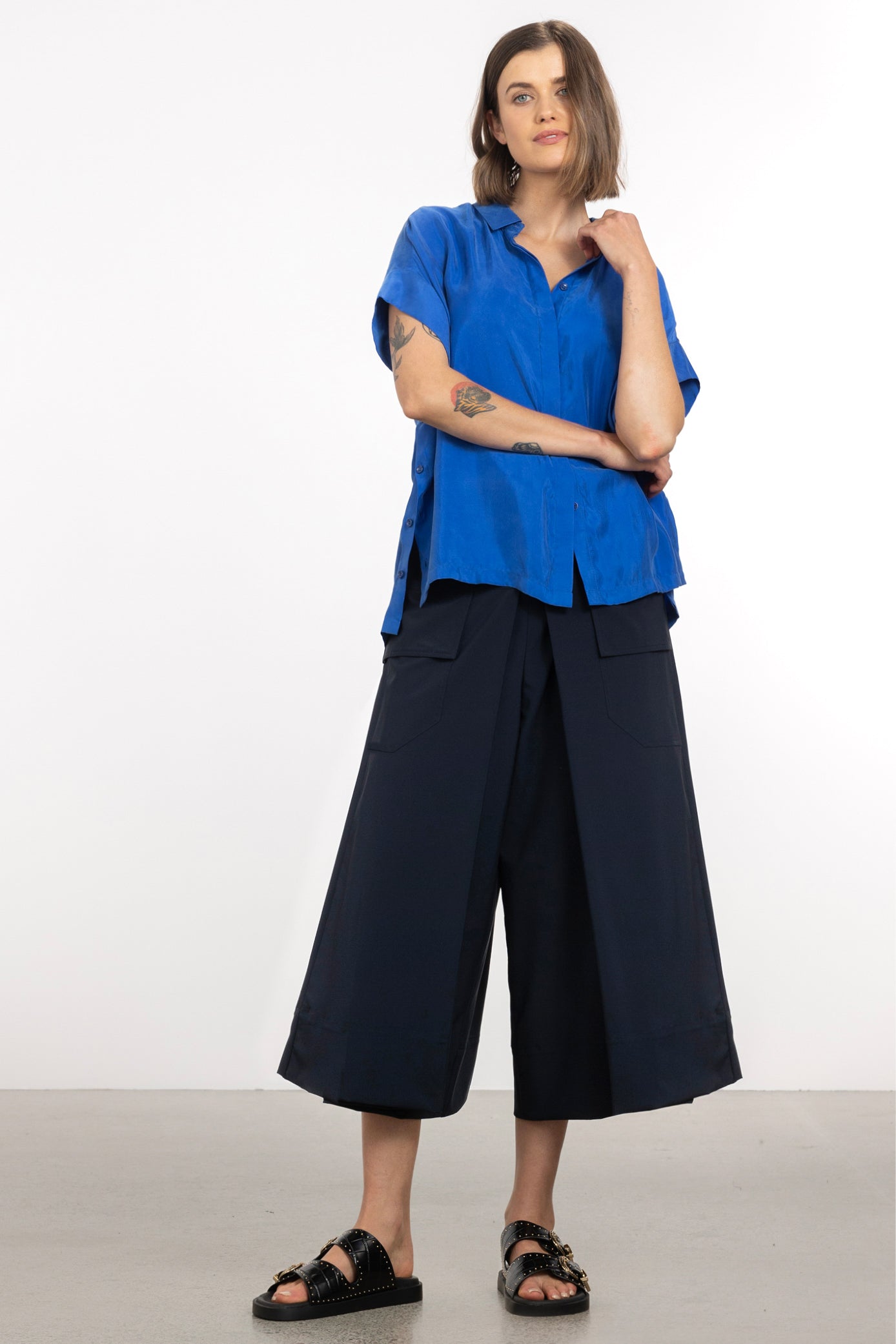 Lexi Wide Leg Cropped Pant