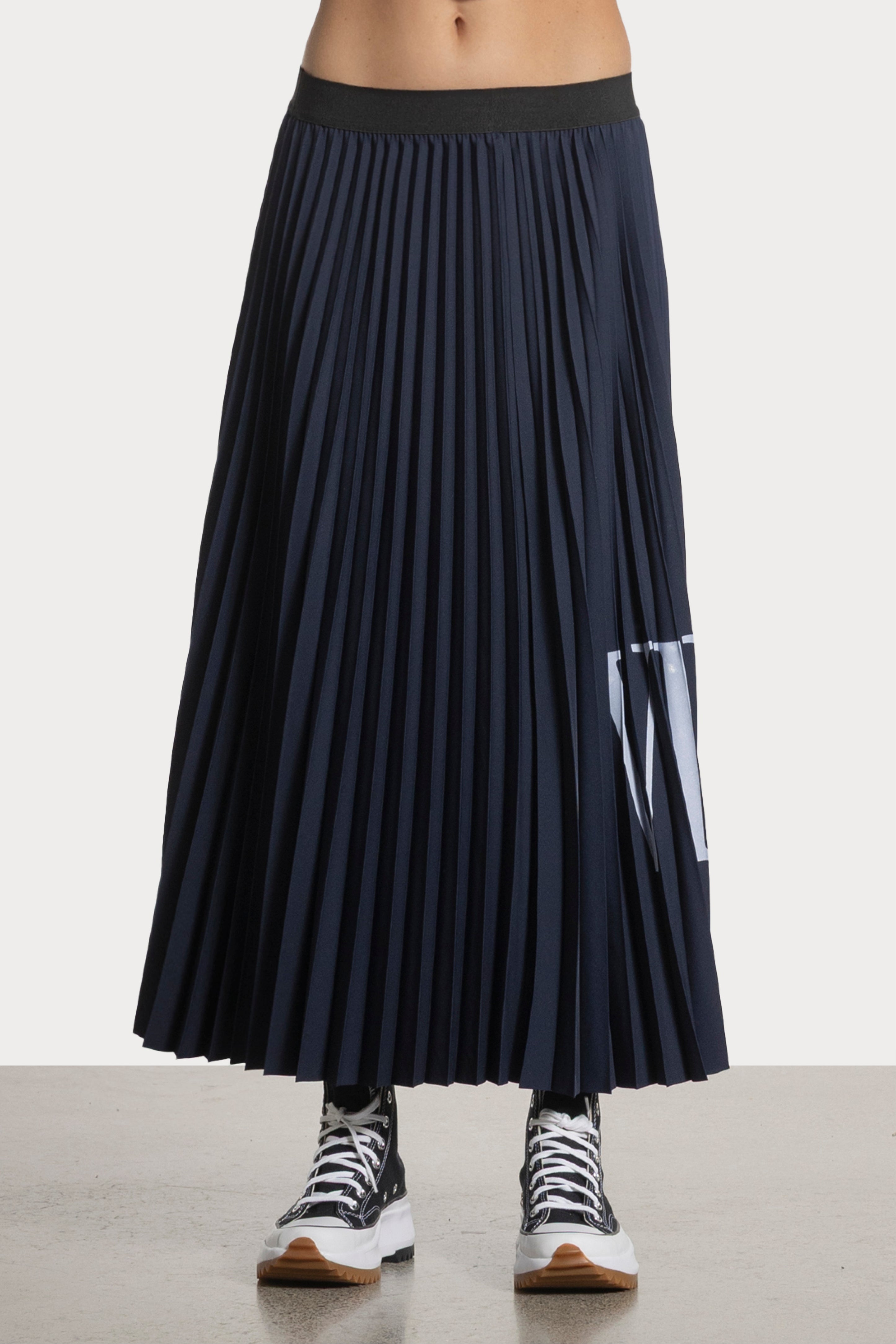Liberte Print Pleated Skirt