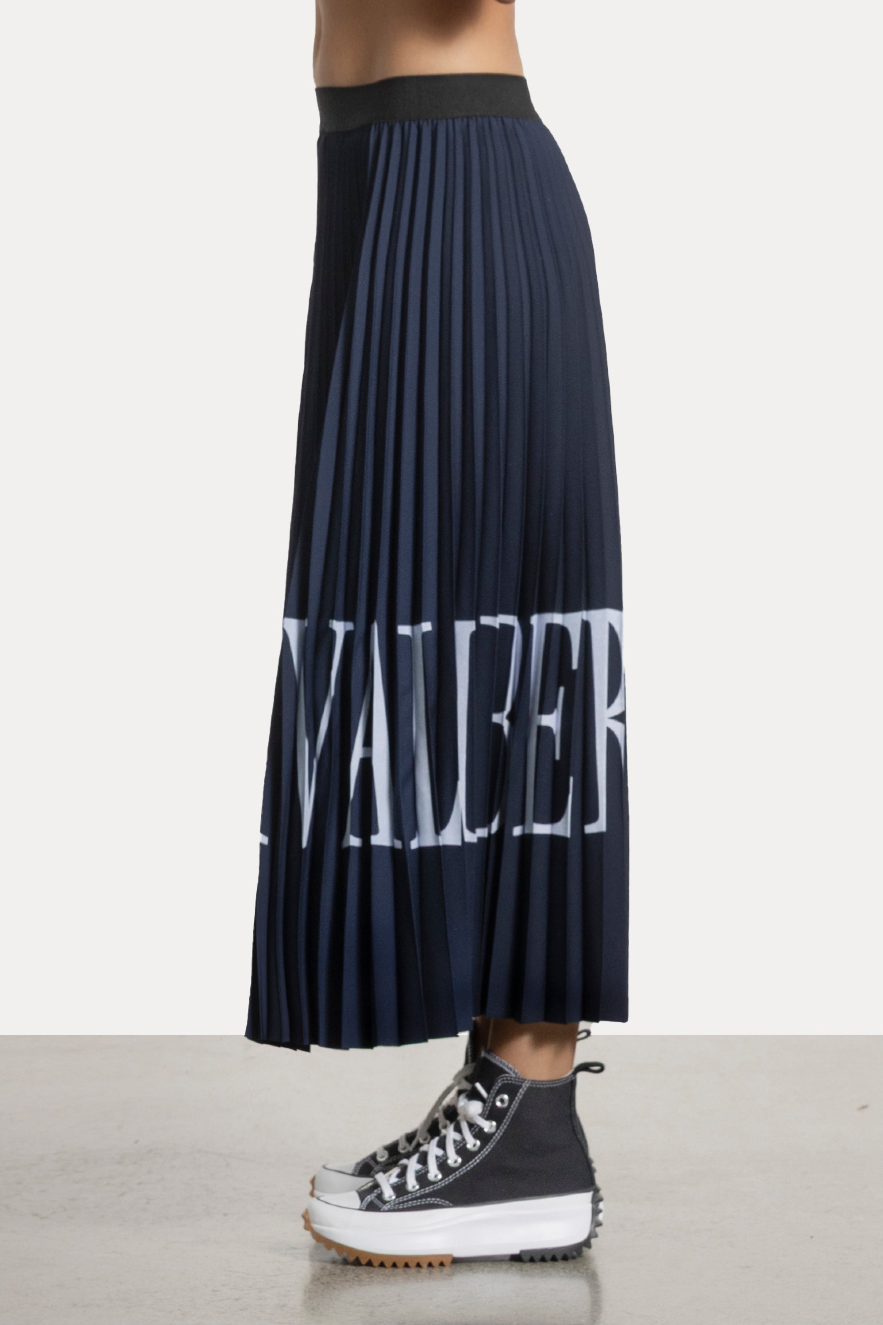 Liberte Print Pleated Skirt