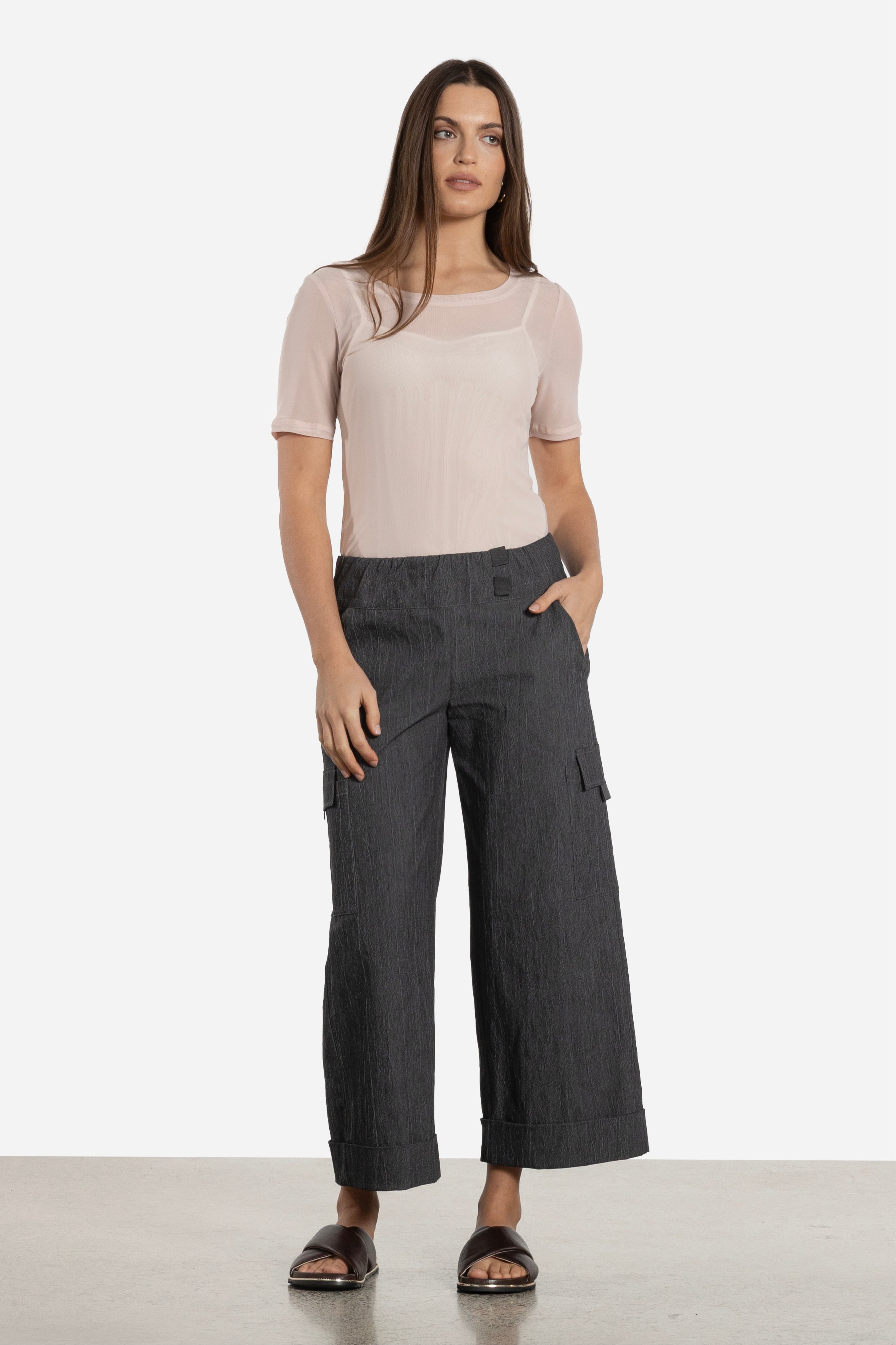 Logan Wide Leg Cropped Pant