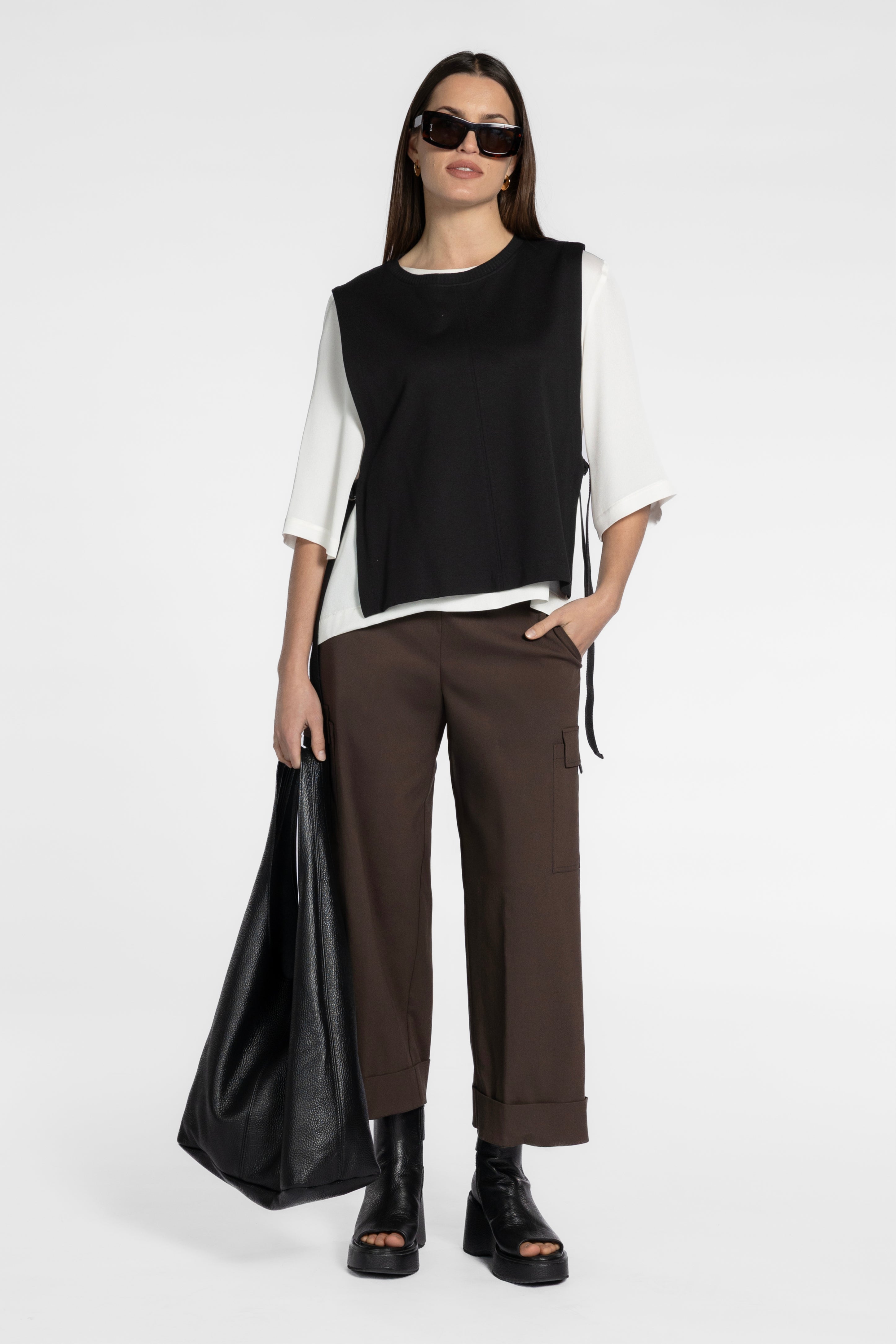 Logan Wide Leg Cropped Pant