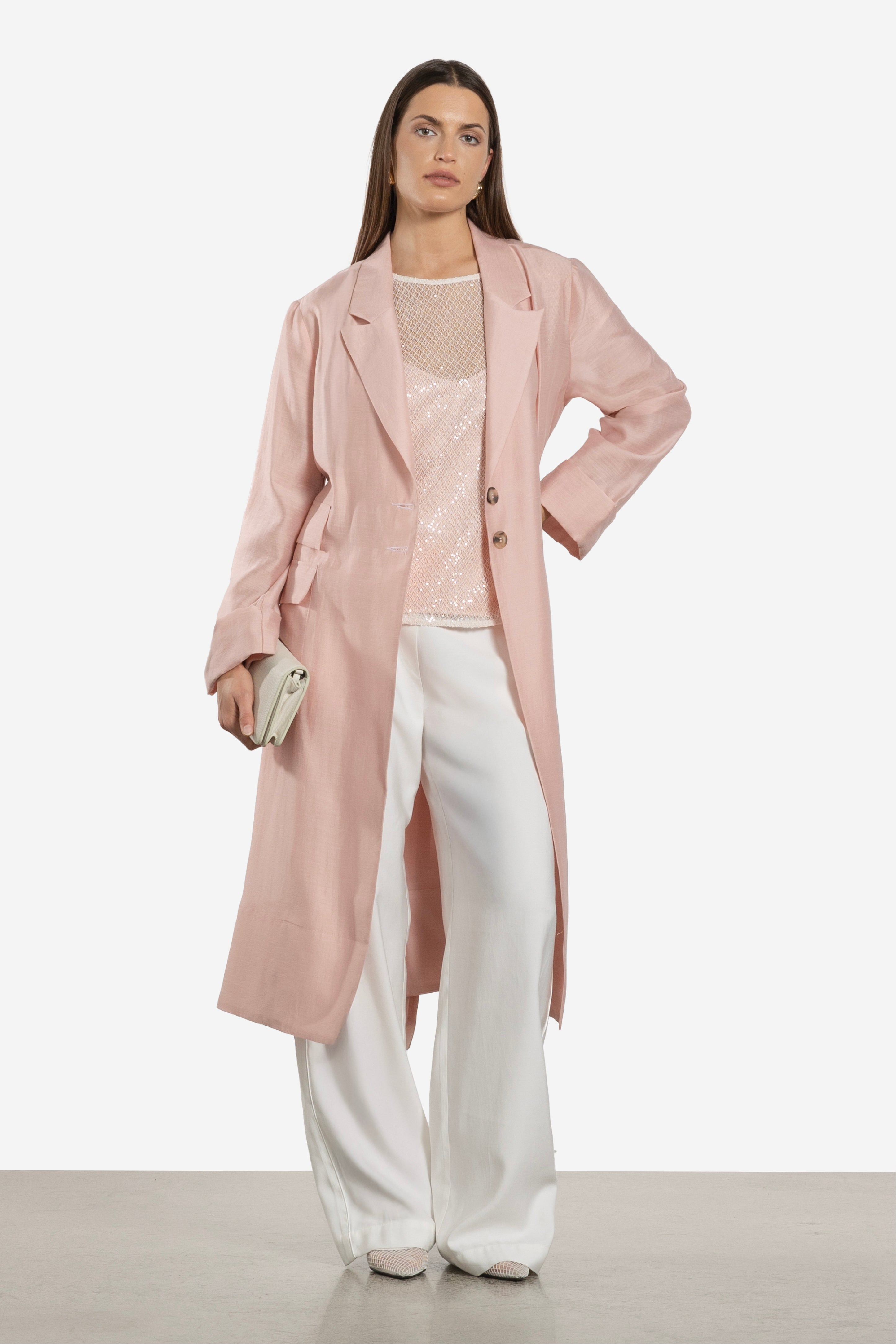Lola Sheer Trench Coat
