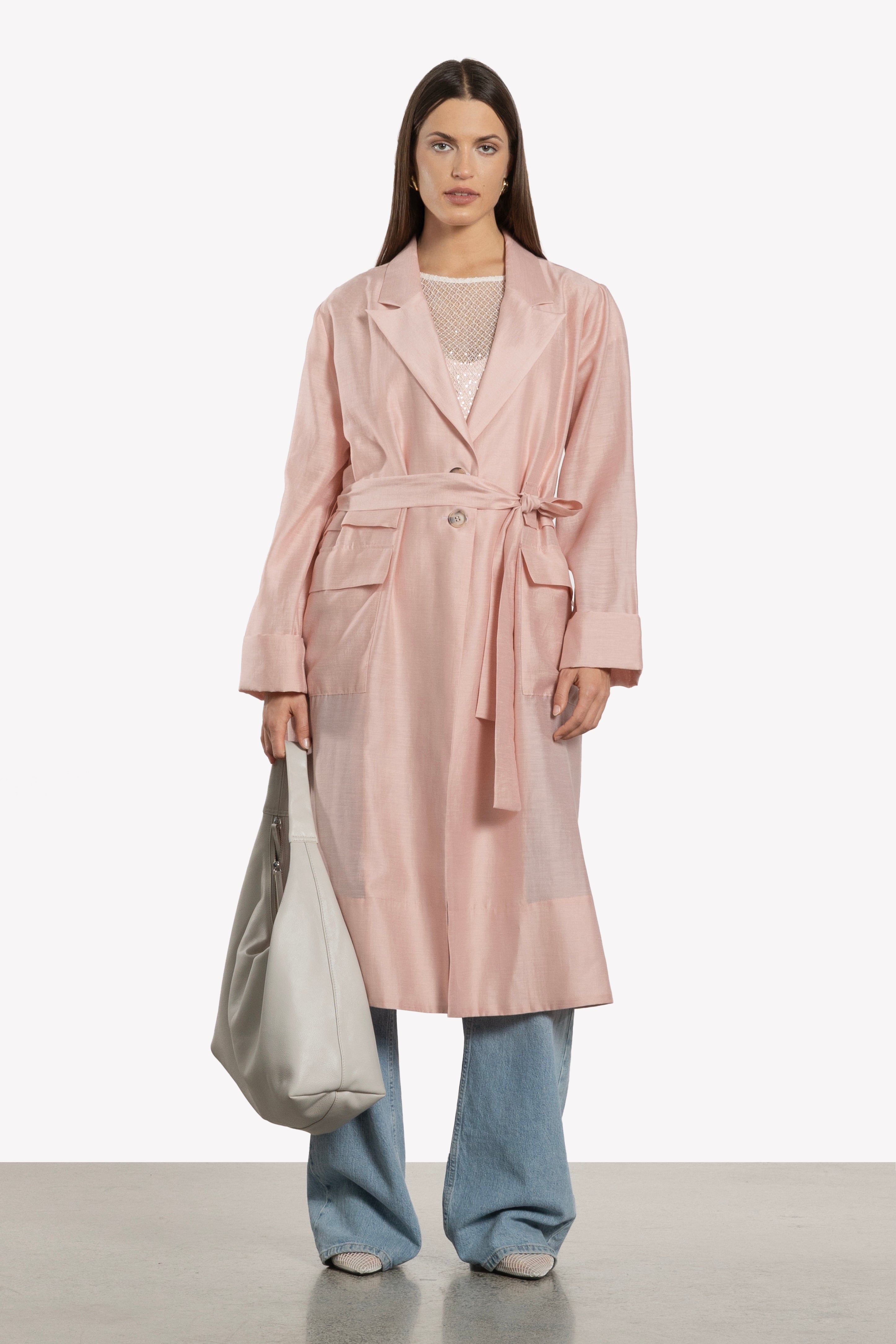 Lola Sheer Trench Coat