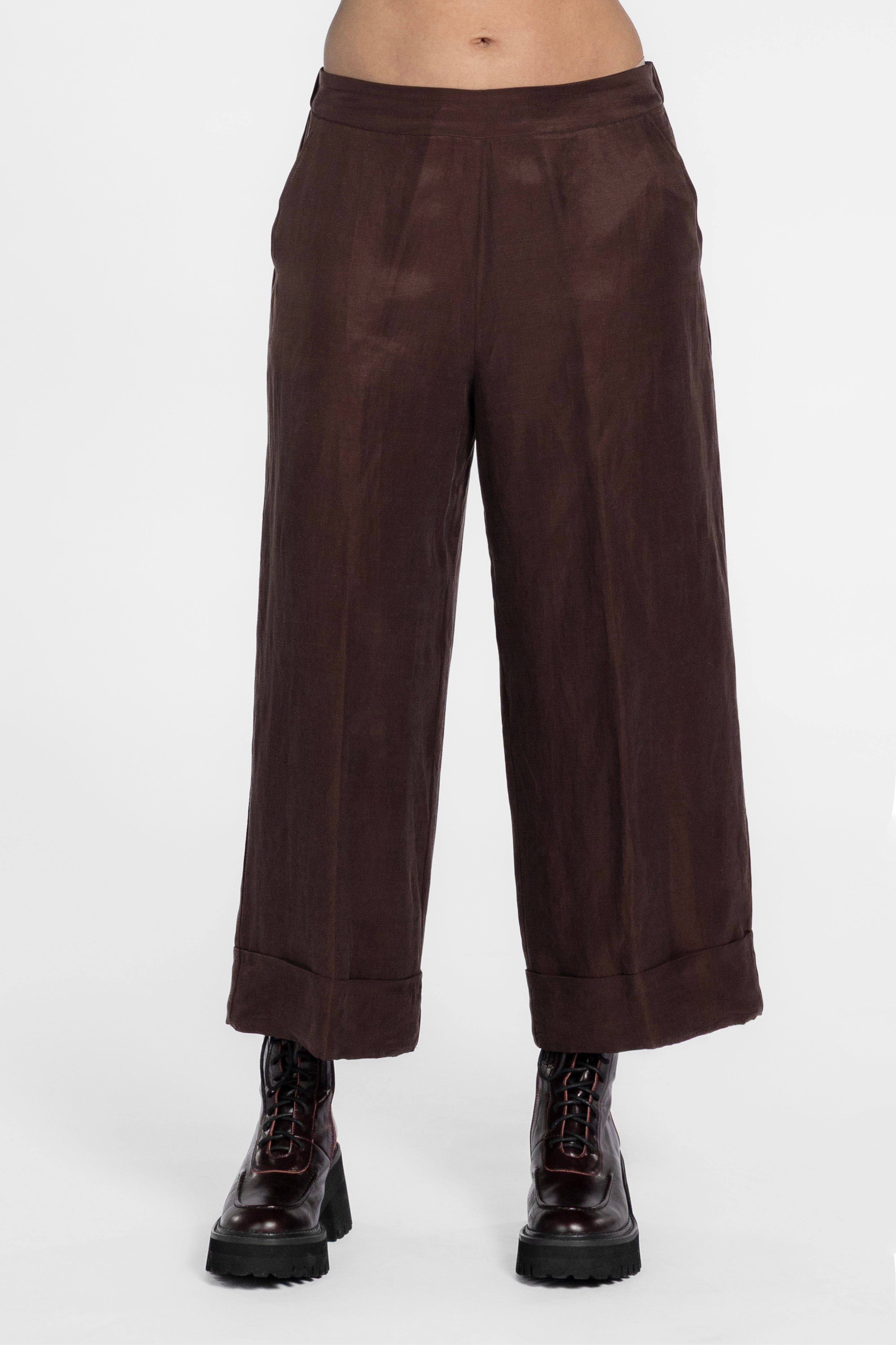 Lyndsy Wide Leg Cropped Pant