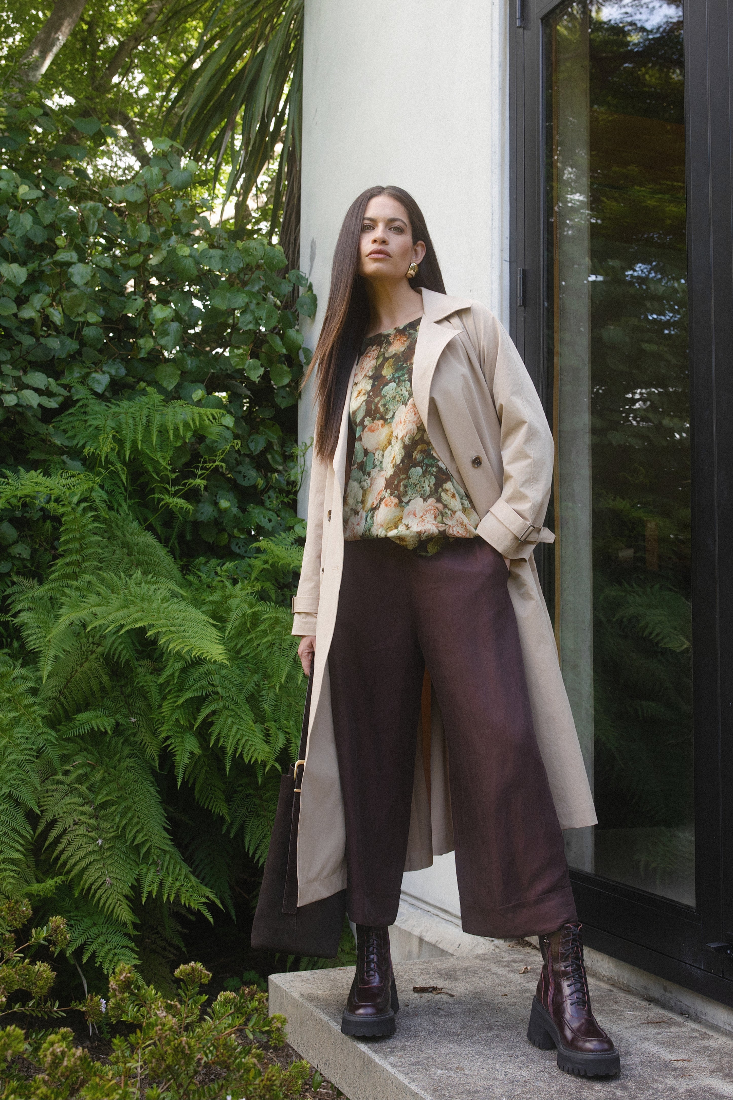 Lyndsy Wide Leg Cropped Pant