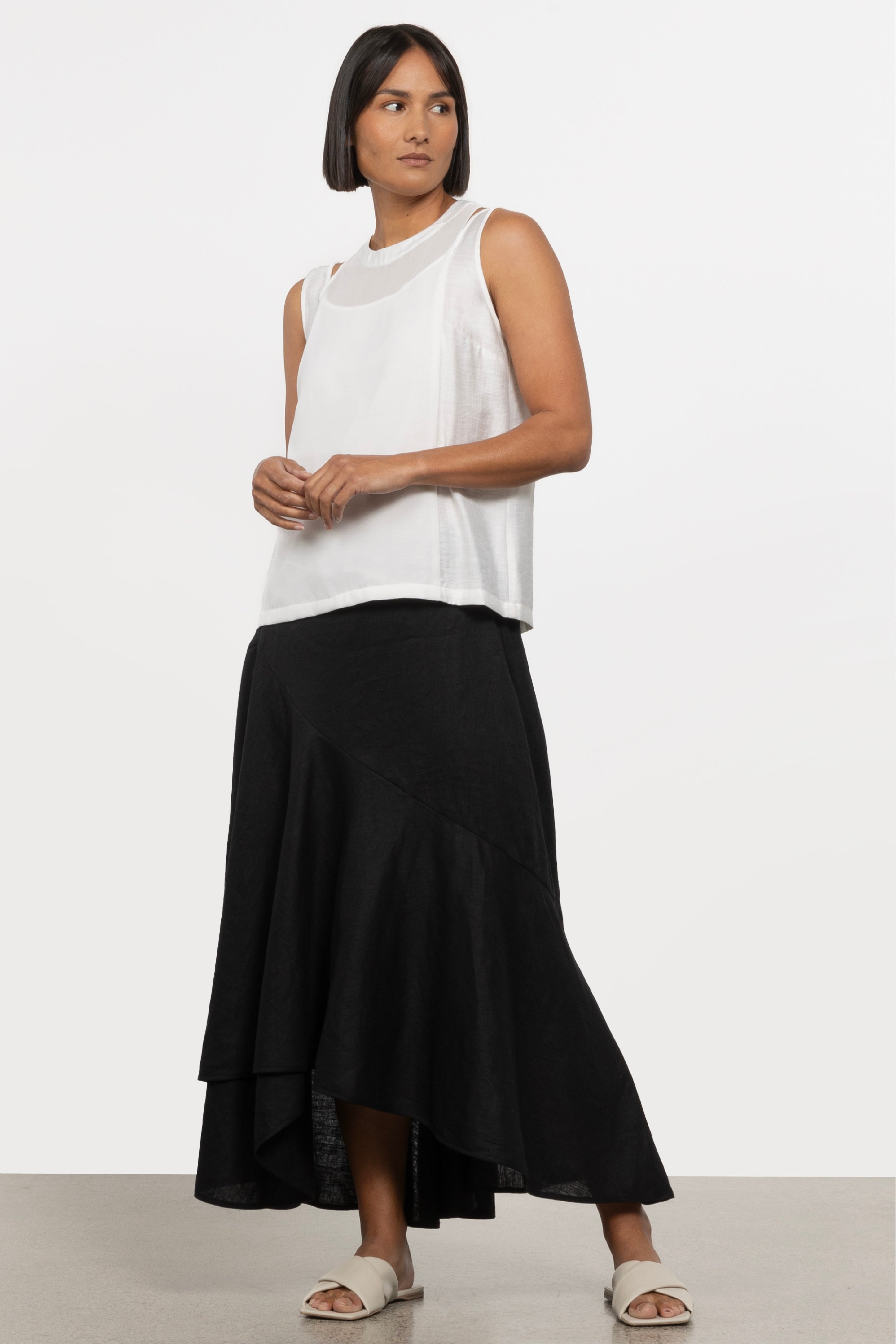 Lynn Linen Skirt