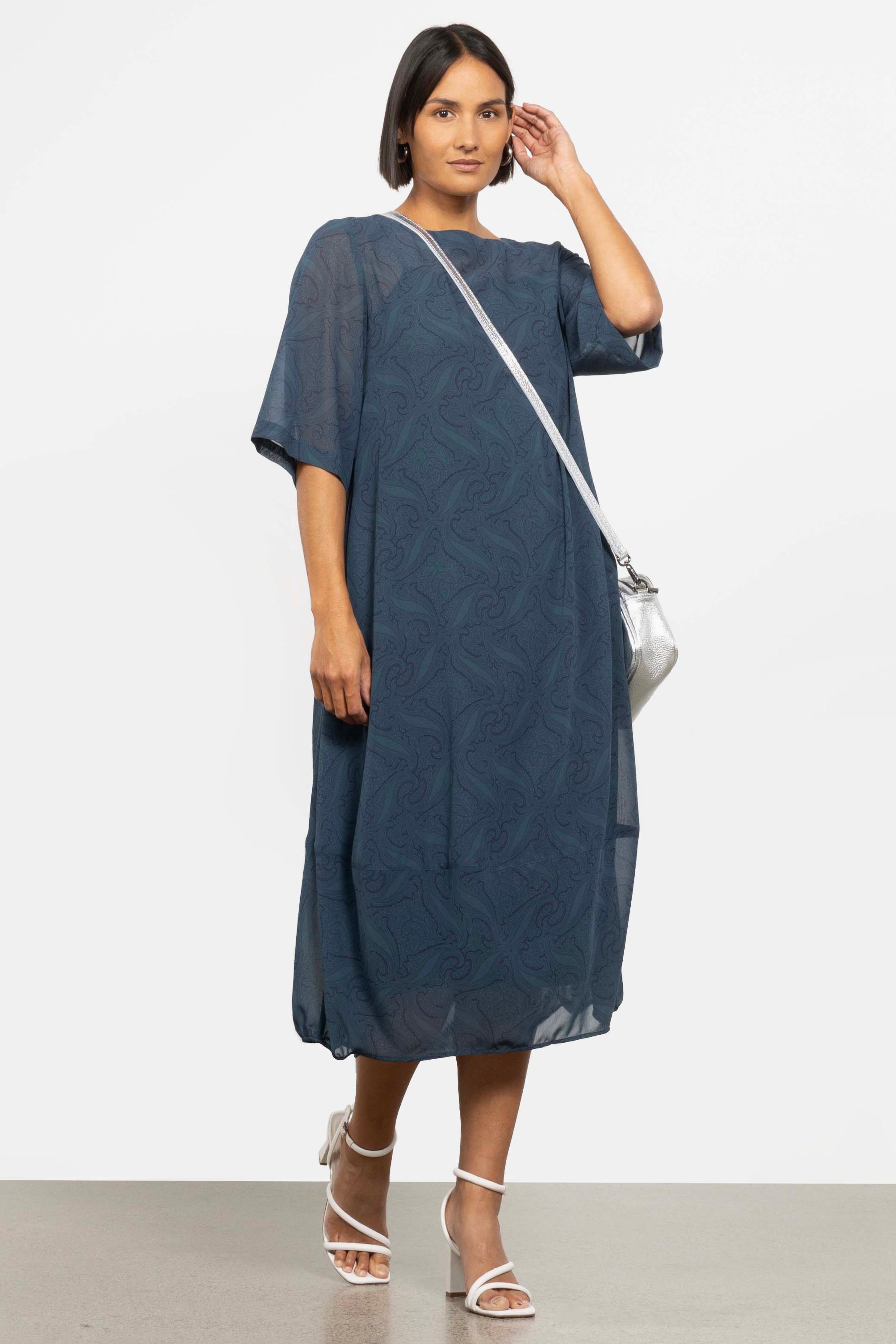 Maison Chiffon Midi Dress