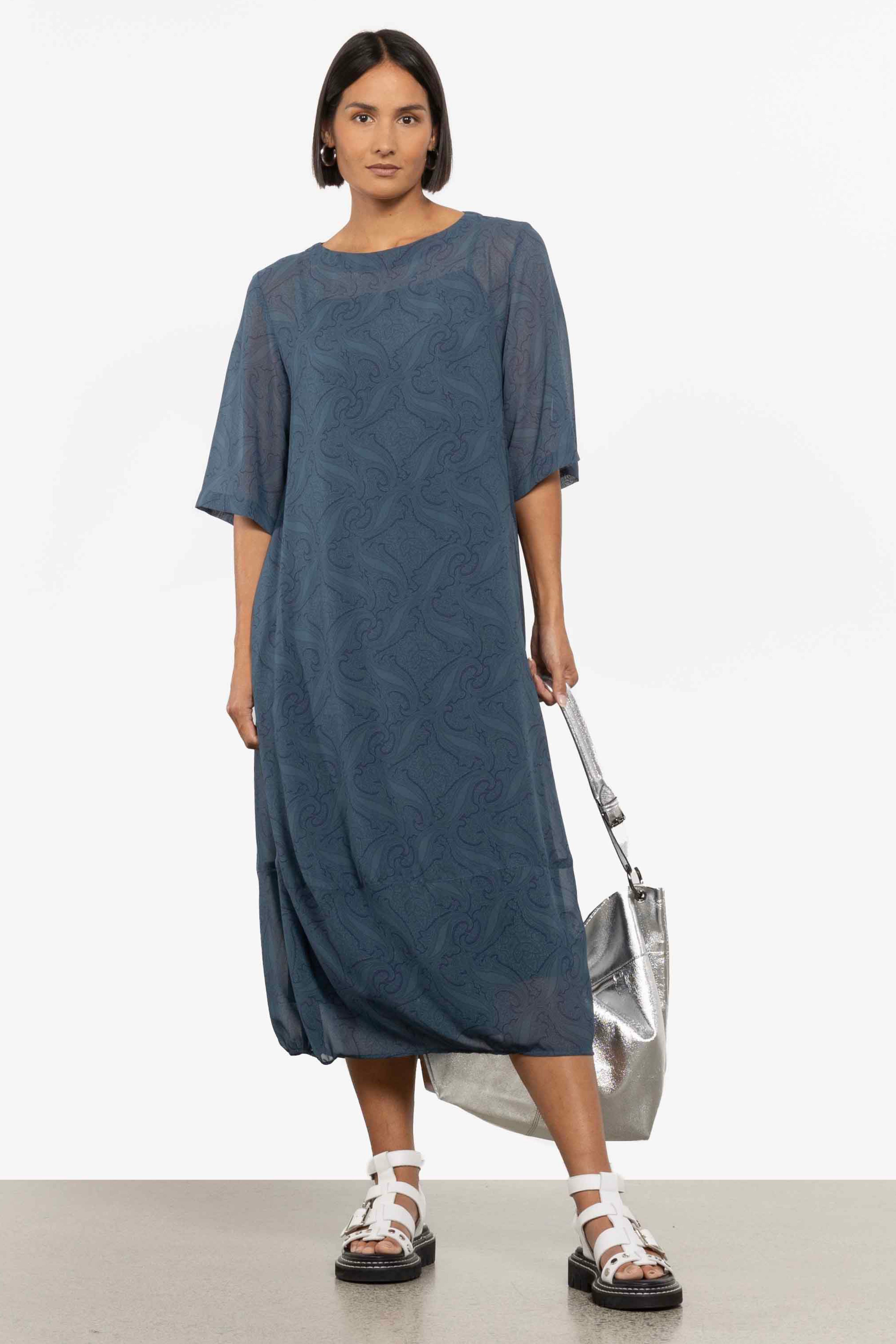 Maison Chiffon Midi Dress