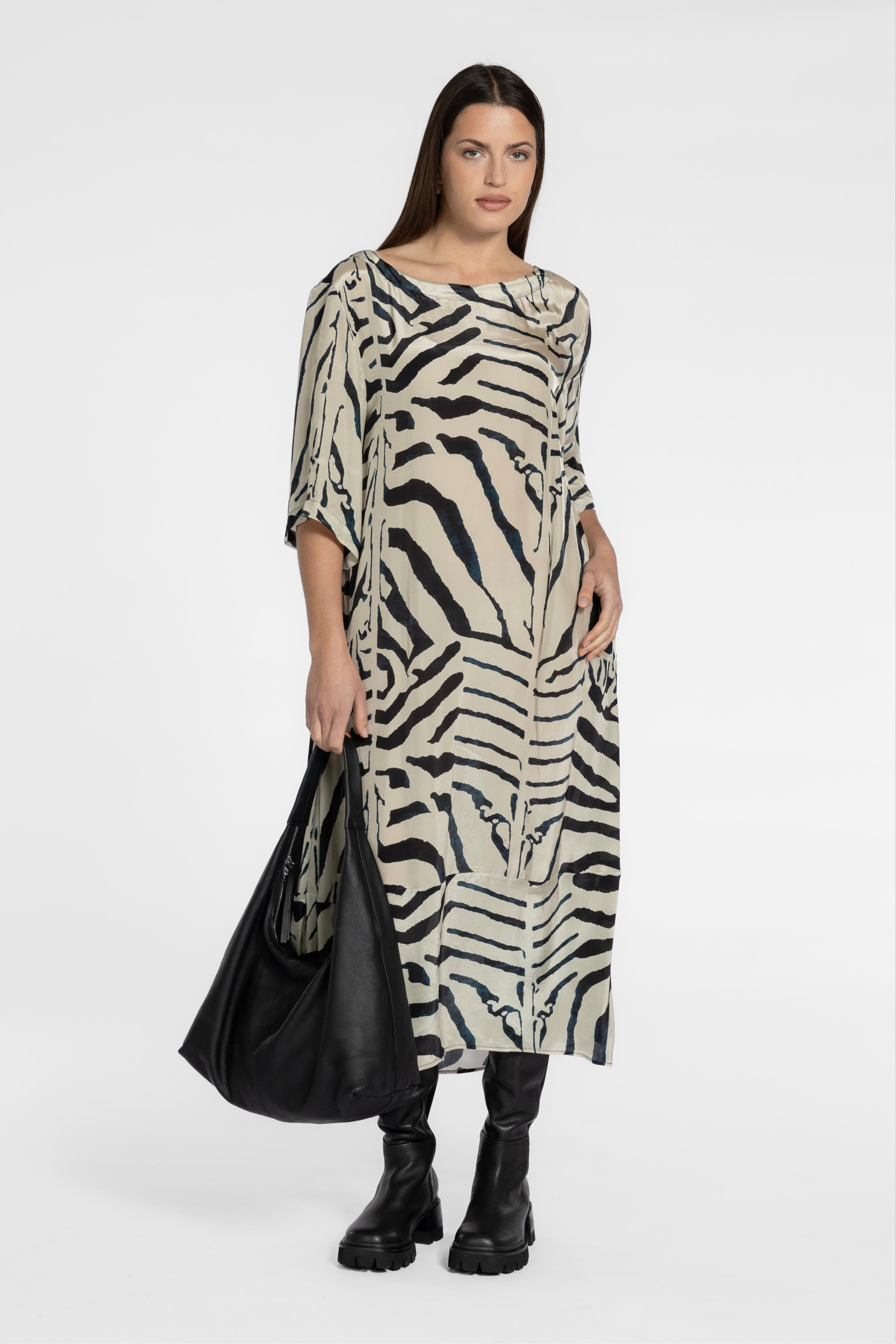 Maison Midi Dress With Slip