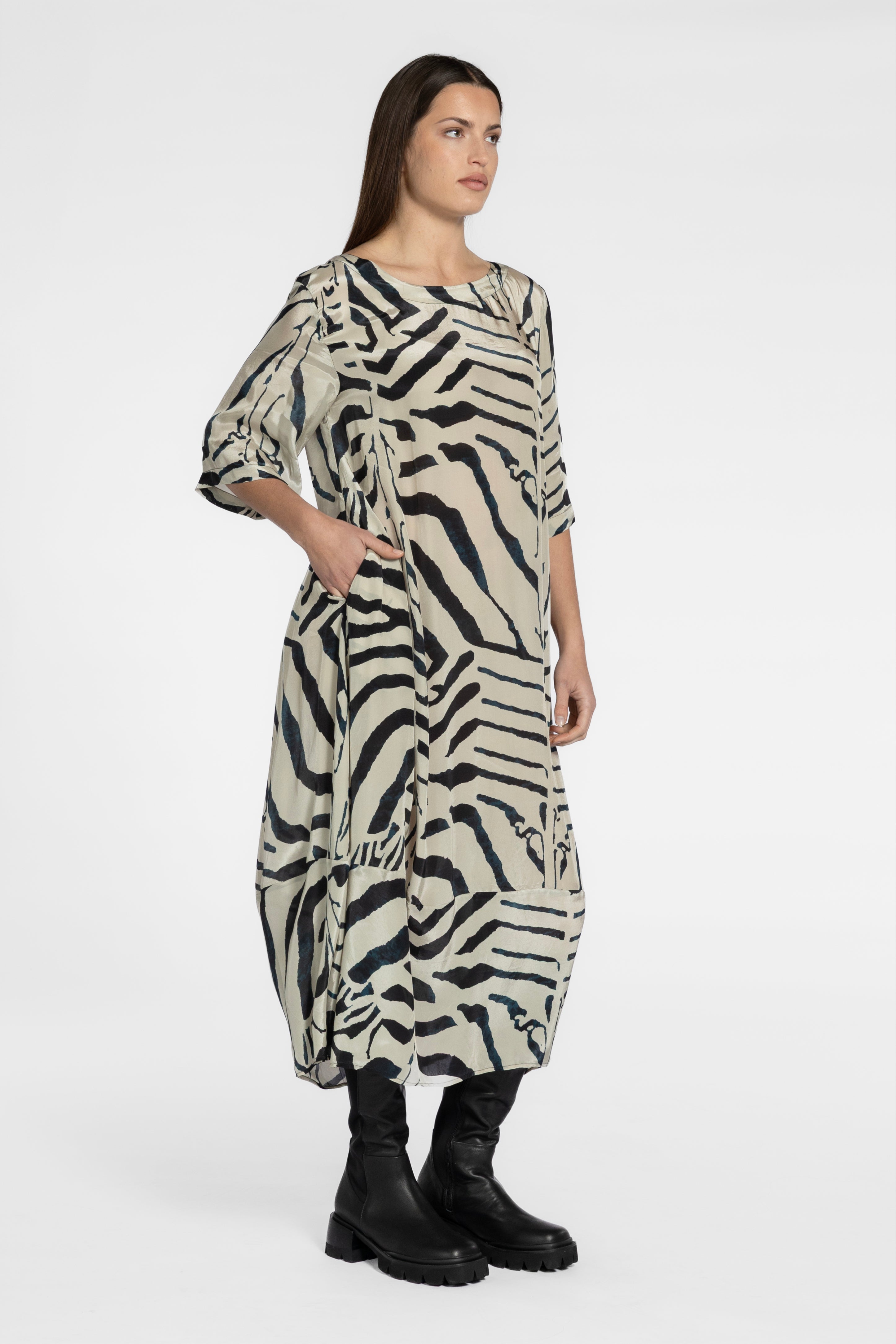 Maison Midi Dress With Slip
