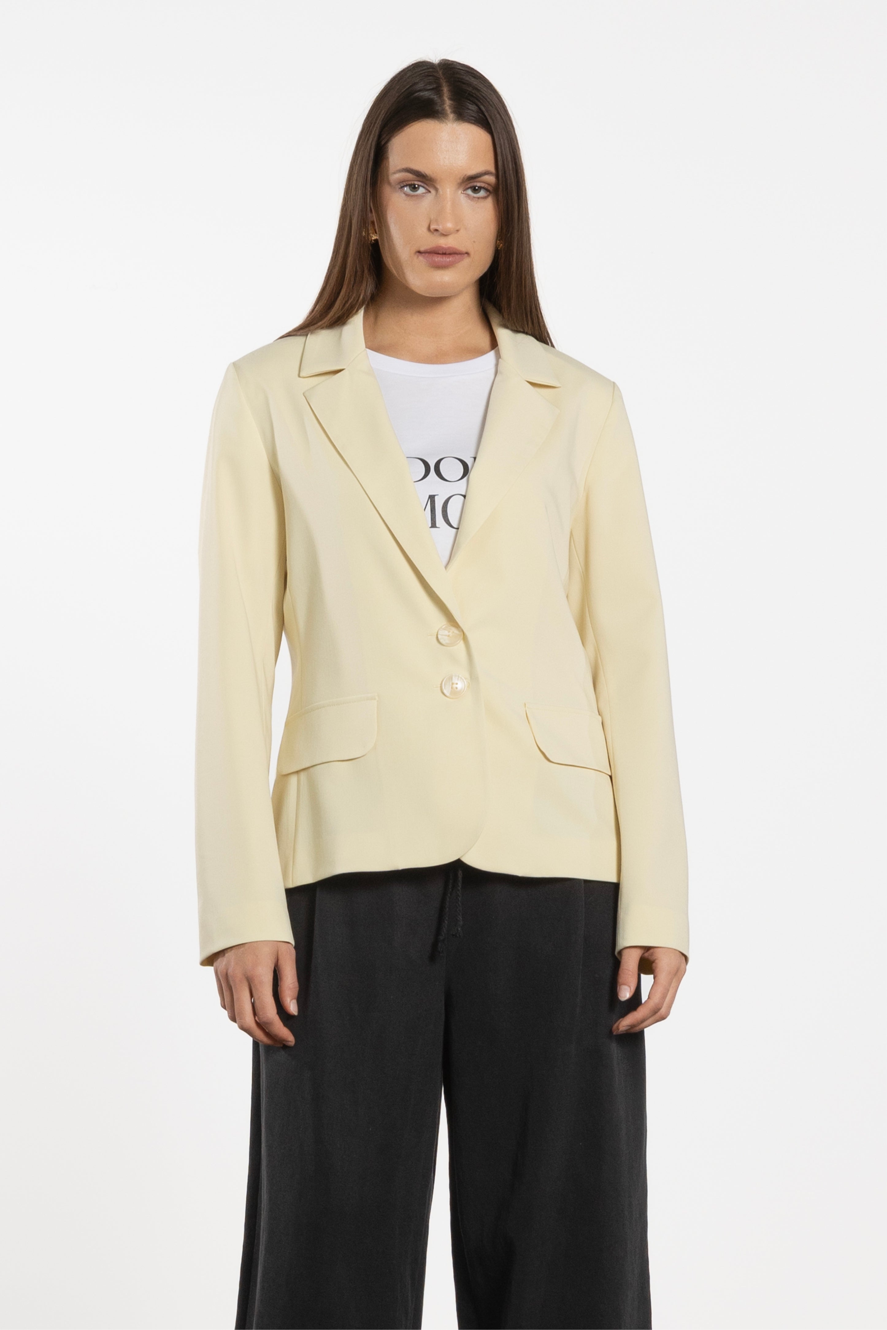 Marsha Single-Breasted Lined Blazer