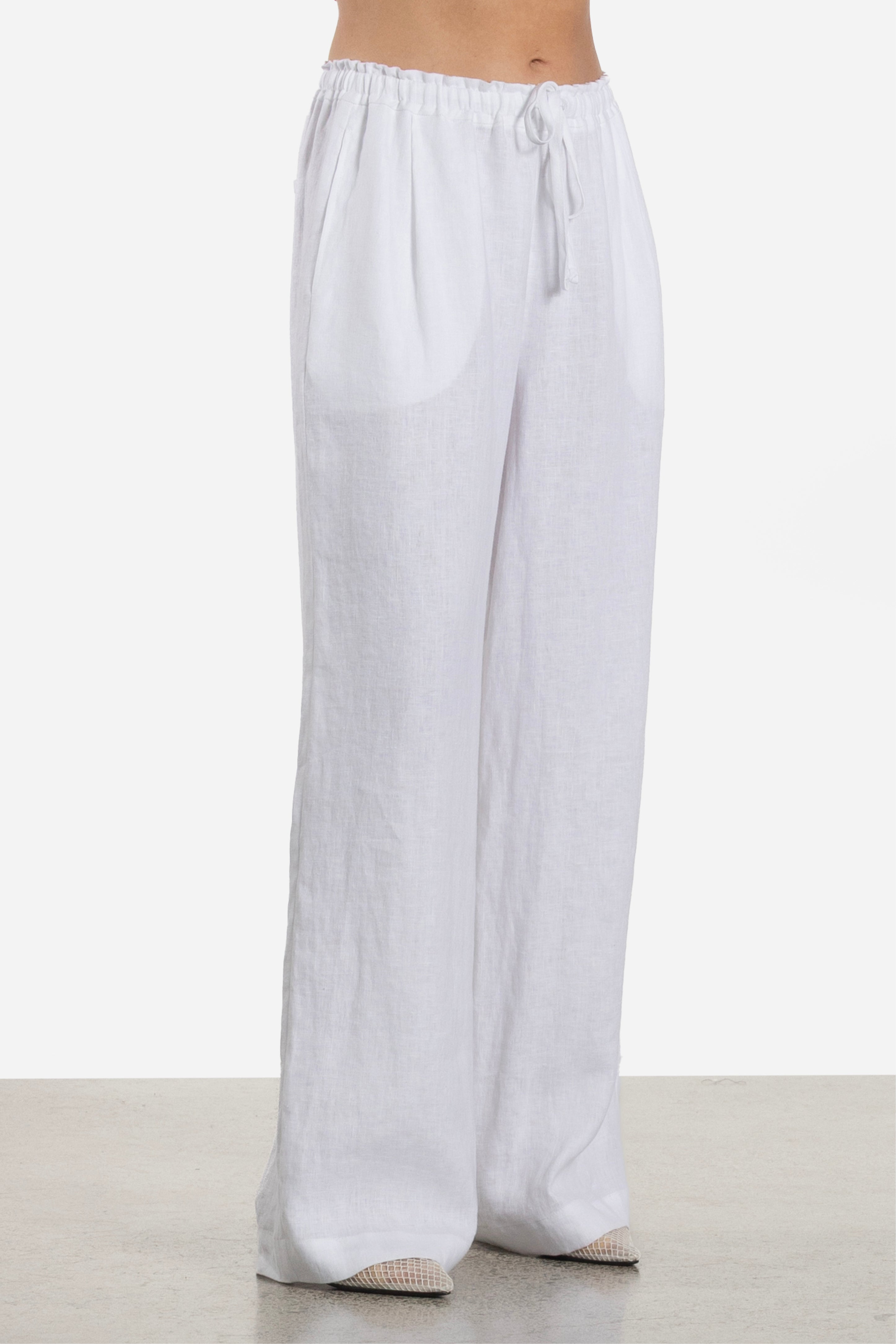 Meg Wide Leg Linen Pant