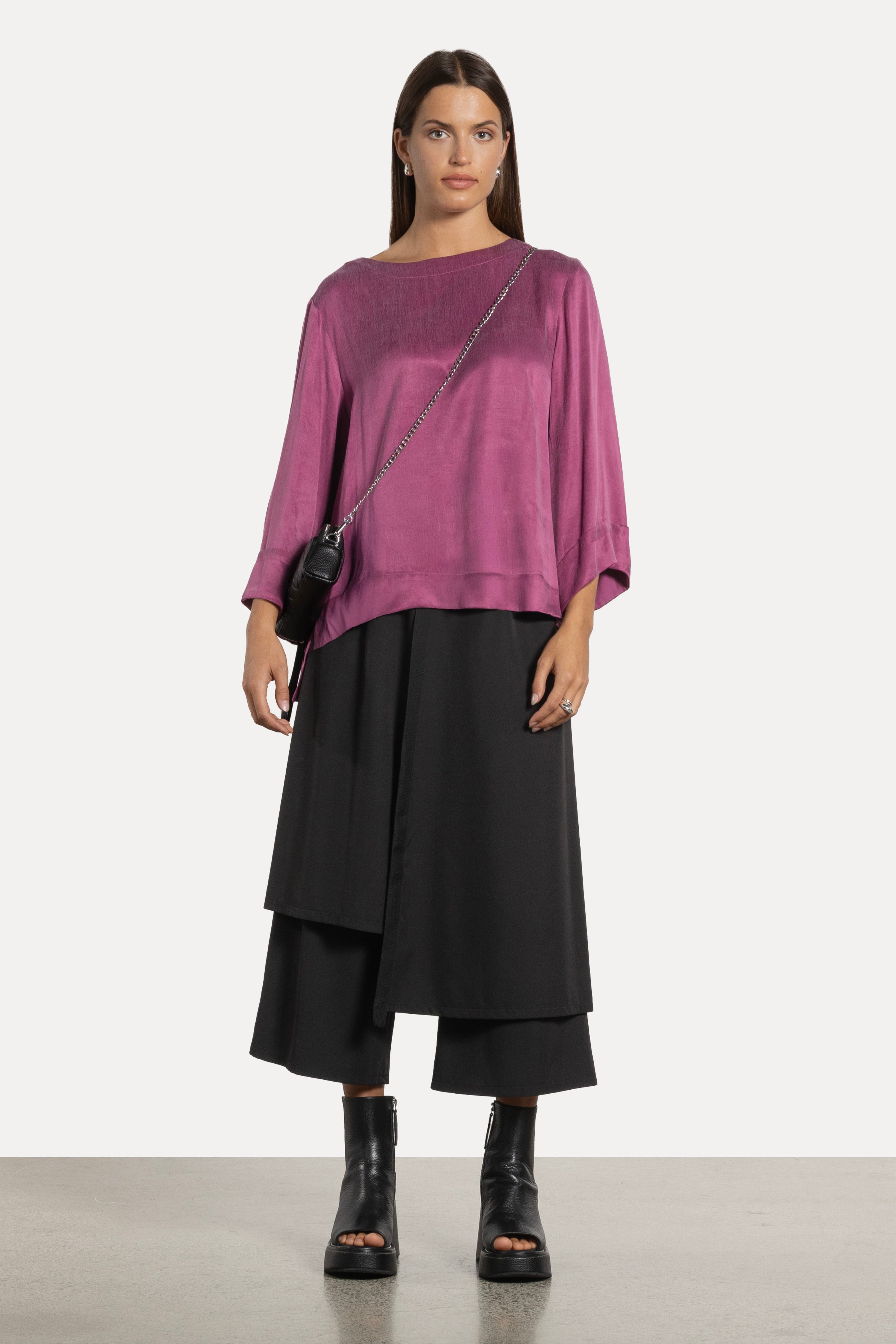 Merlot Long Sleeve Top