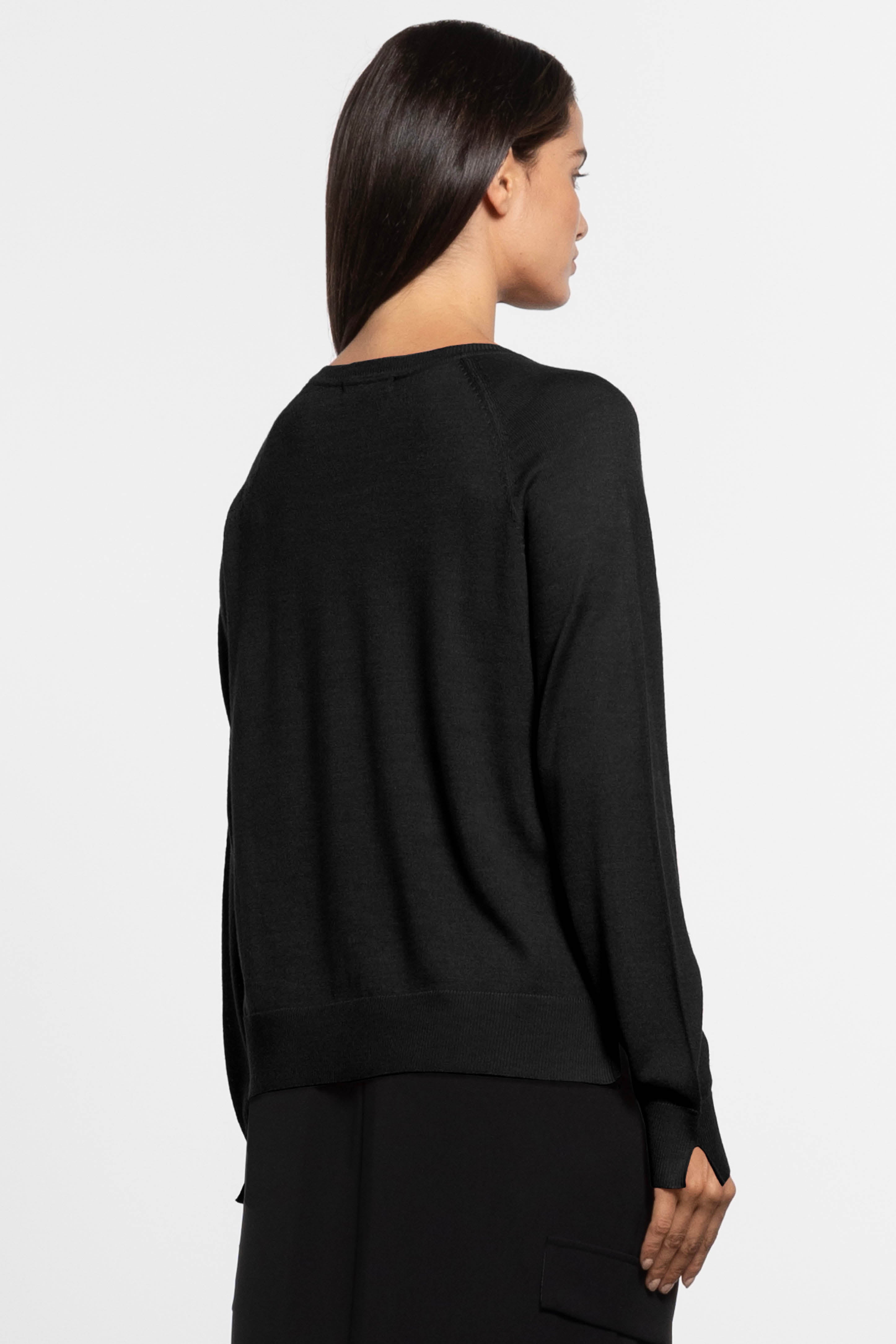 Micah Wool & Silk Knit Top