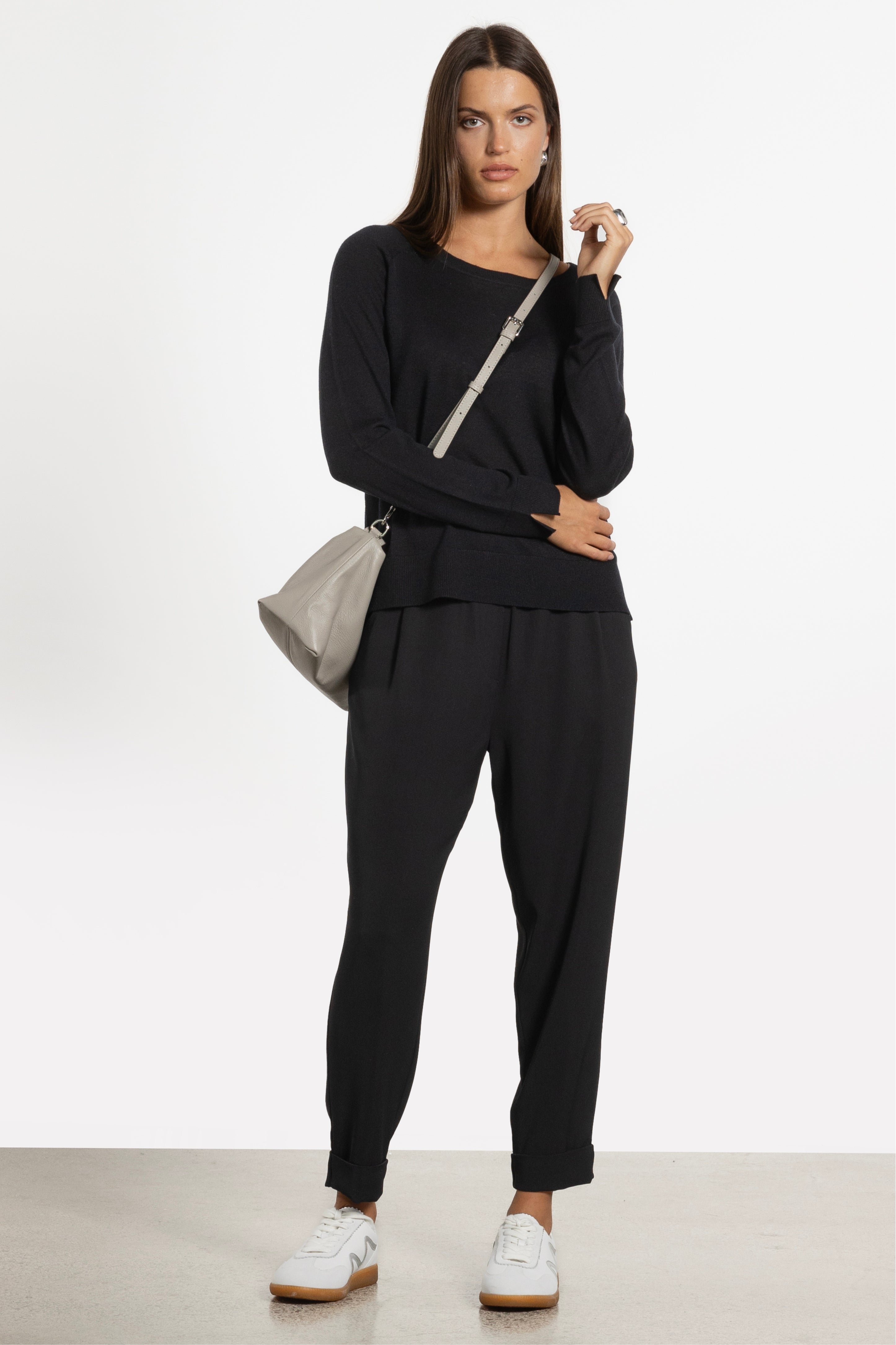 Micah Wool & Silk Knit Top