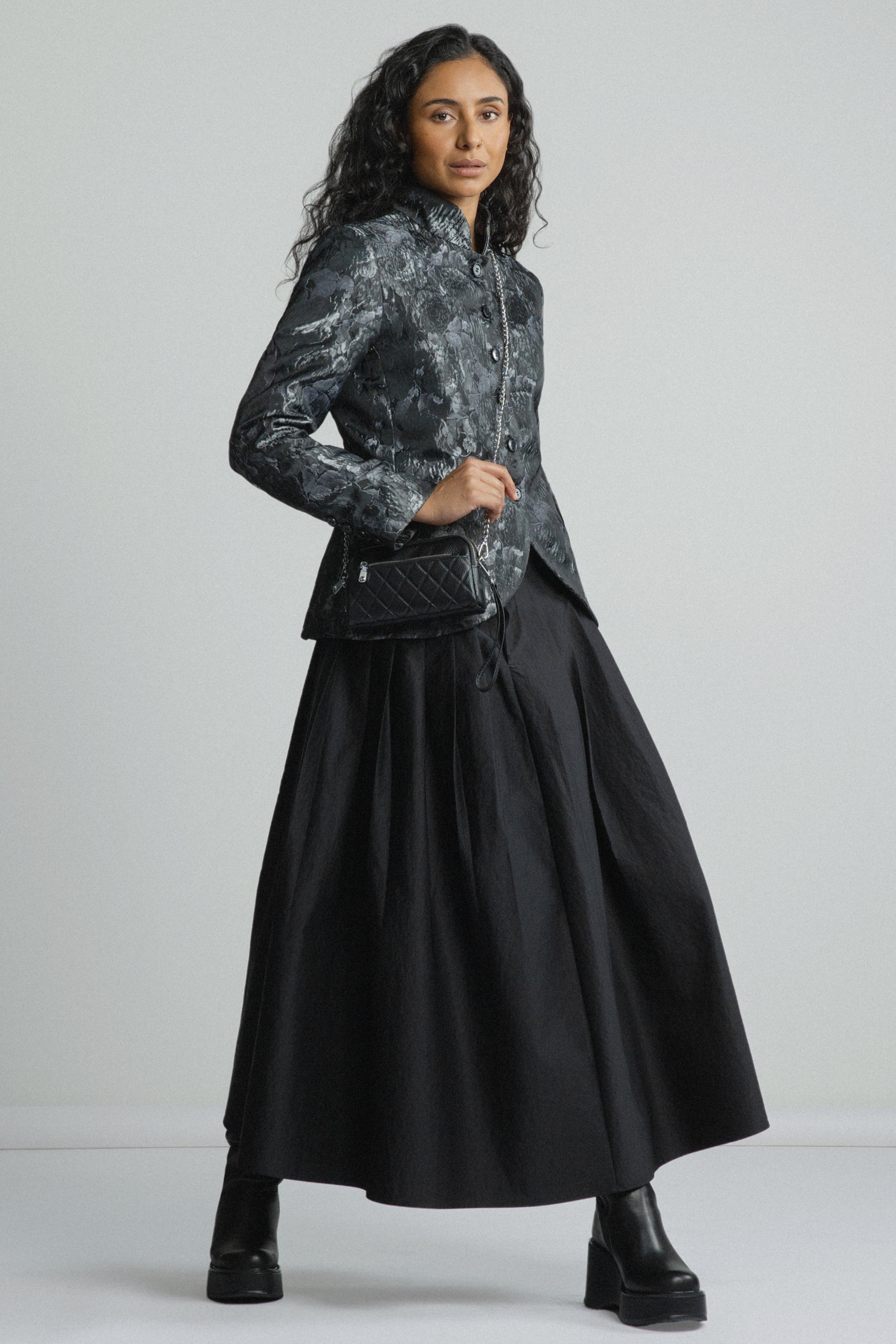 Minelli Pleated Waist Skirt
