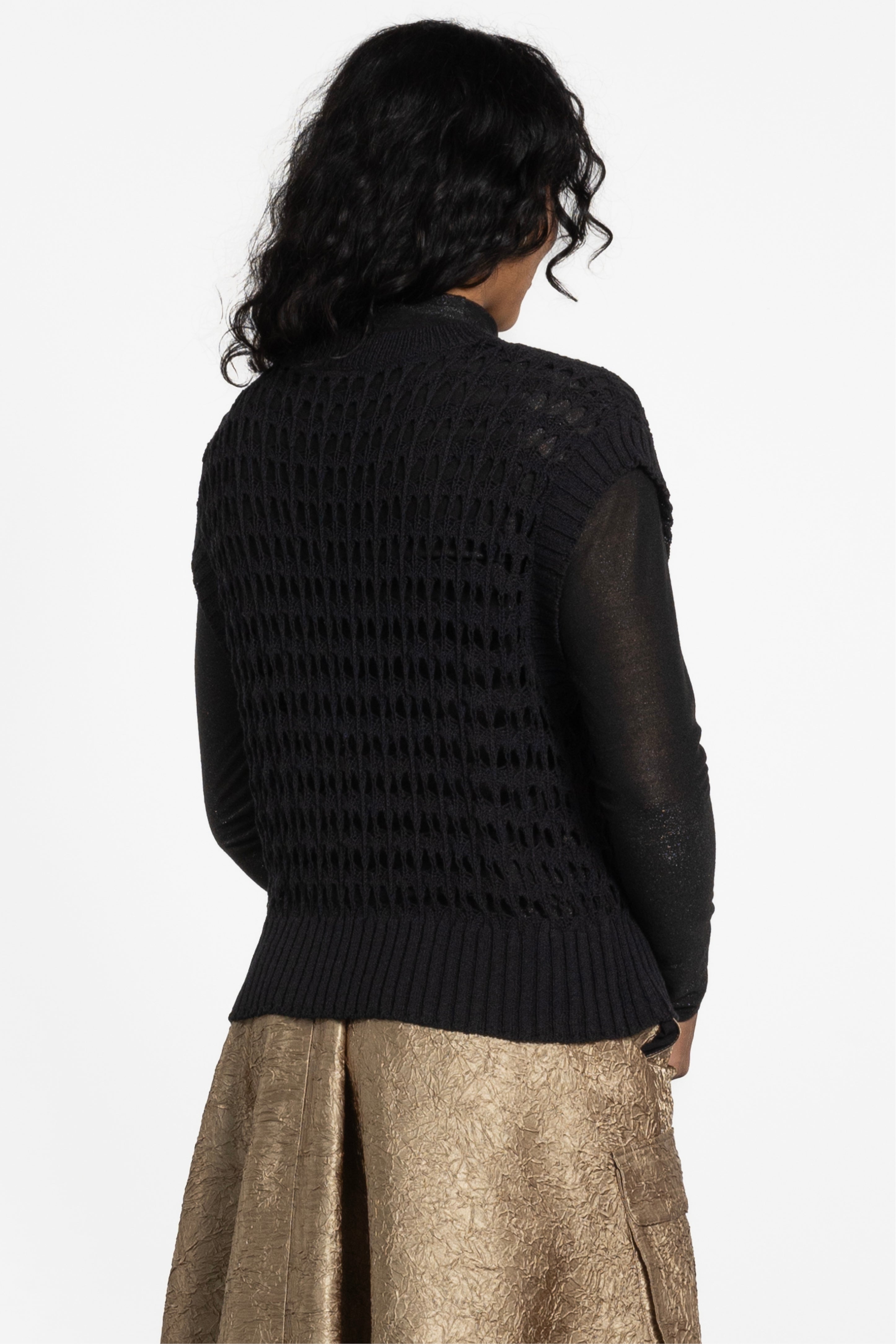 Nellie Knitted Sleeveless Vest